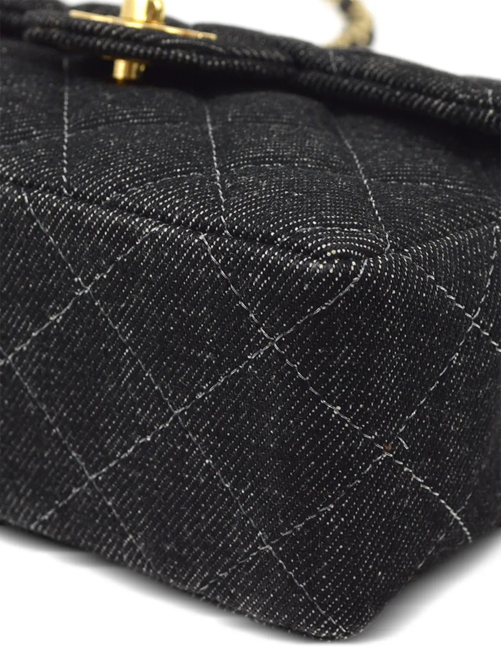 Chanel Pre Owned 2000 Classic Square Flap Mini Shoulder Bag — Same as shown — Size One Size — Detail View