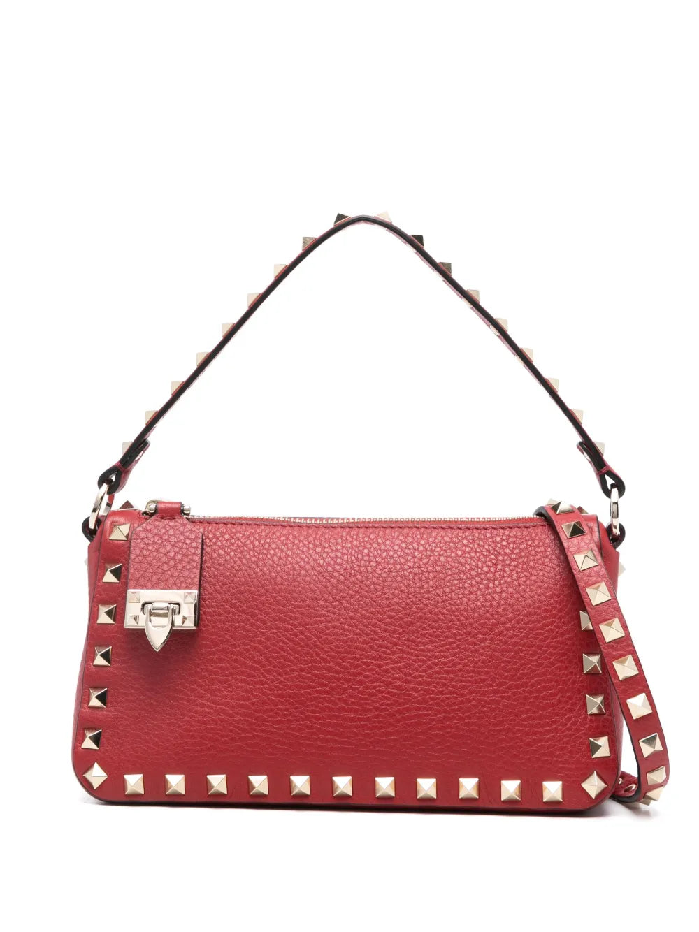 Valentino Garavani Small Rockstud Shoulder Bag — Same as shown — Size One Size — Front View