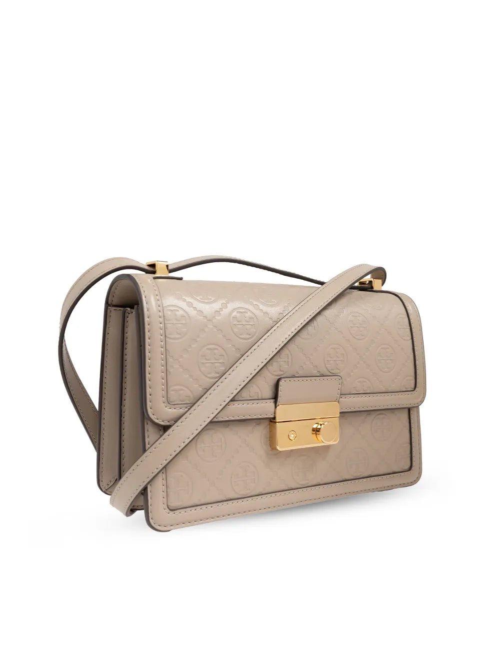 Tory Burch T Monogram Leather Shoulder Bag — Same as shown — Size One Size — Top View