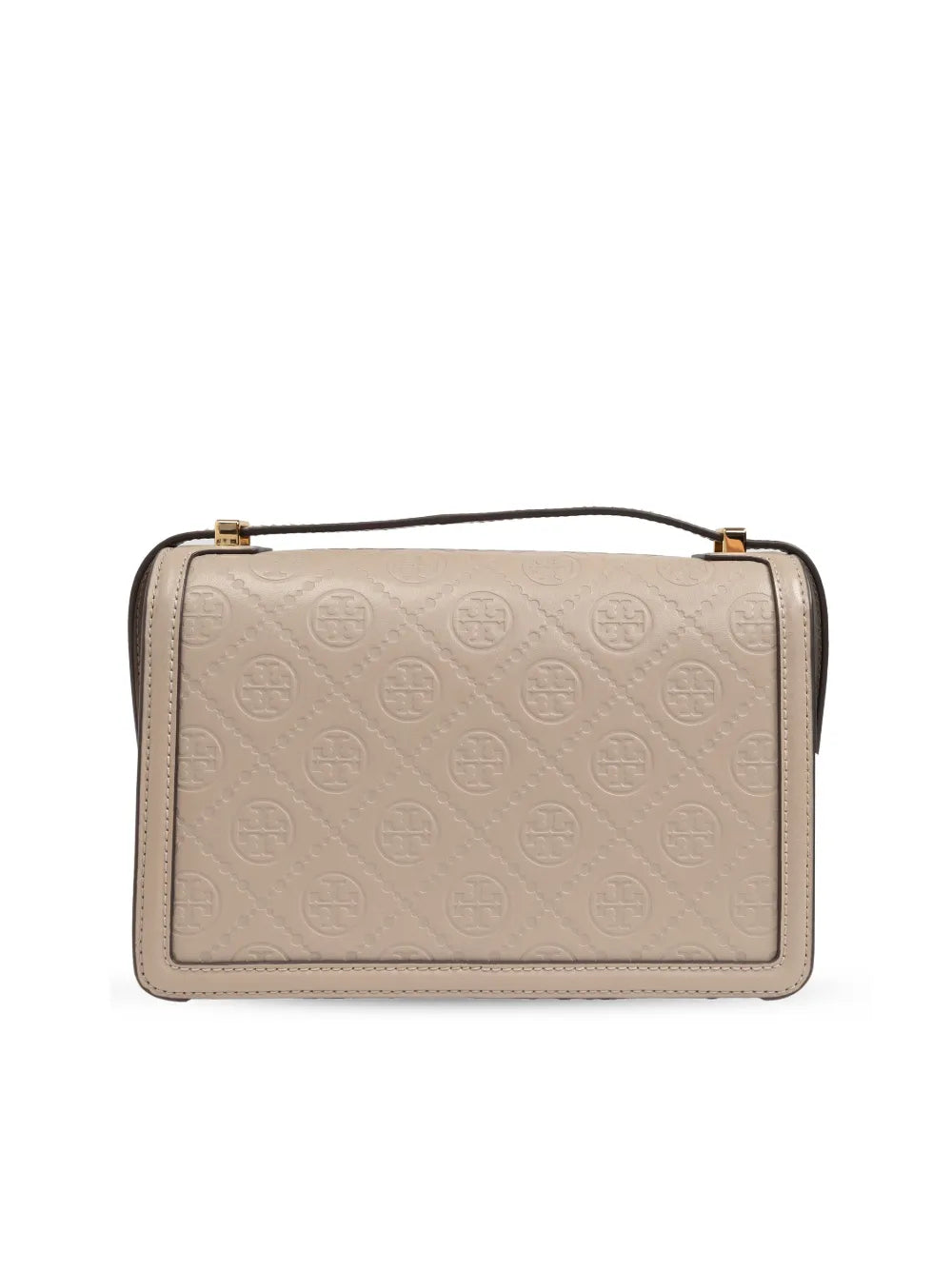 Tory Burch T Monogram Leather Shoulder Bag — Same as shown — Size One Size — Back View