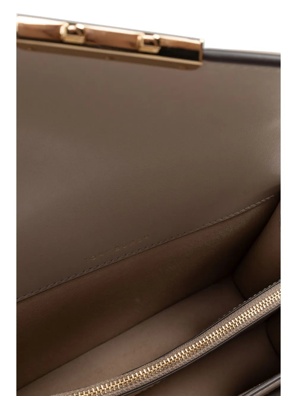 Tory Burch T Monogram Leather Shoulder Bag — Same as shown — Size One Size — Detail View