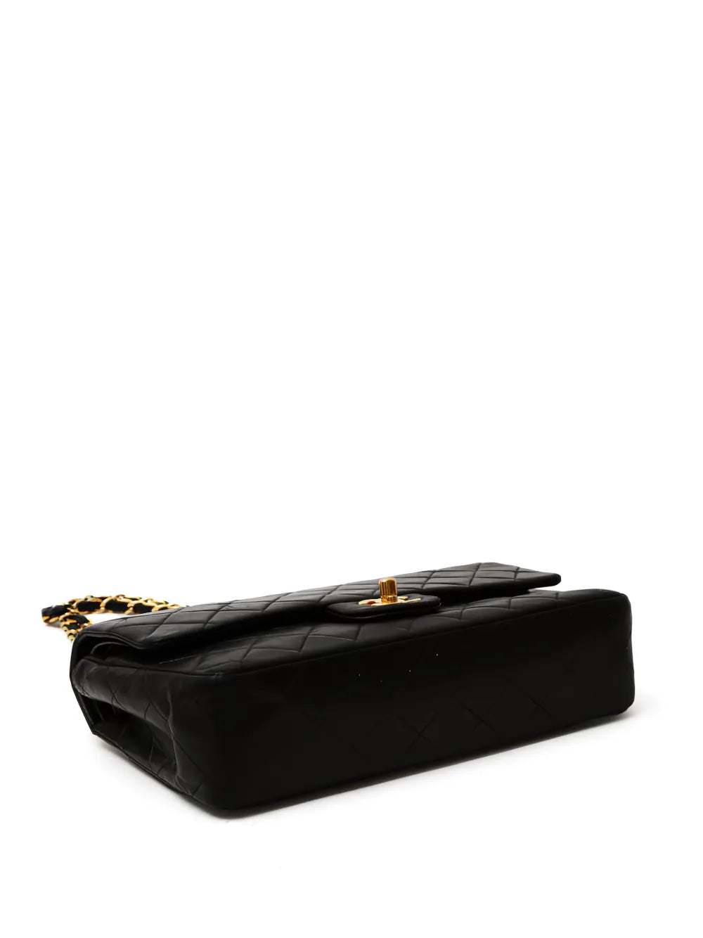 Chanel Pre Owned 2002 Double Flap Shoulder Bag — Same as shown — Size One Size — Side View