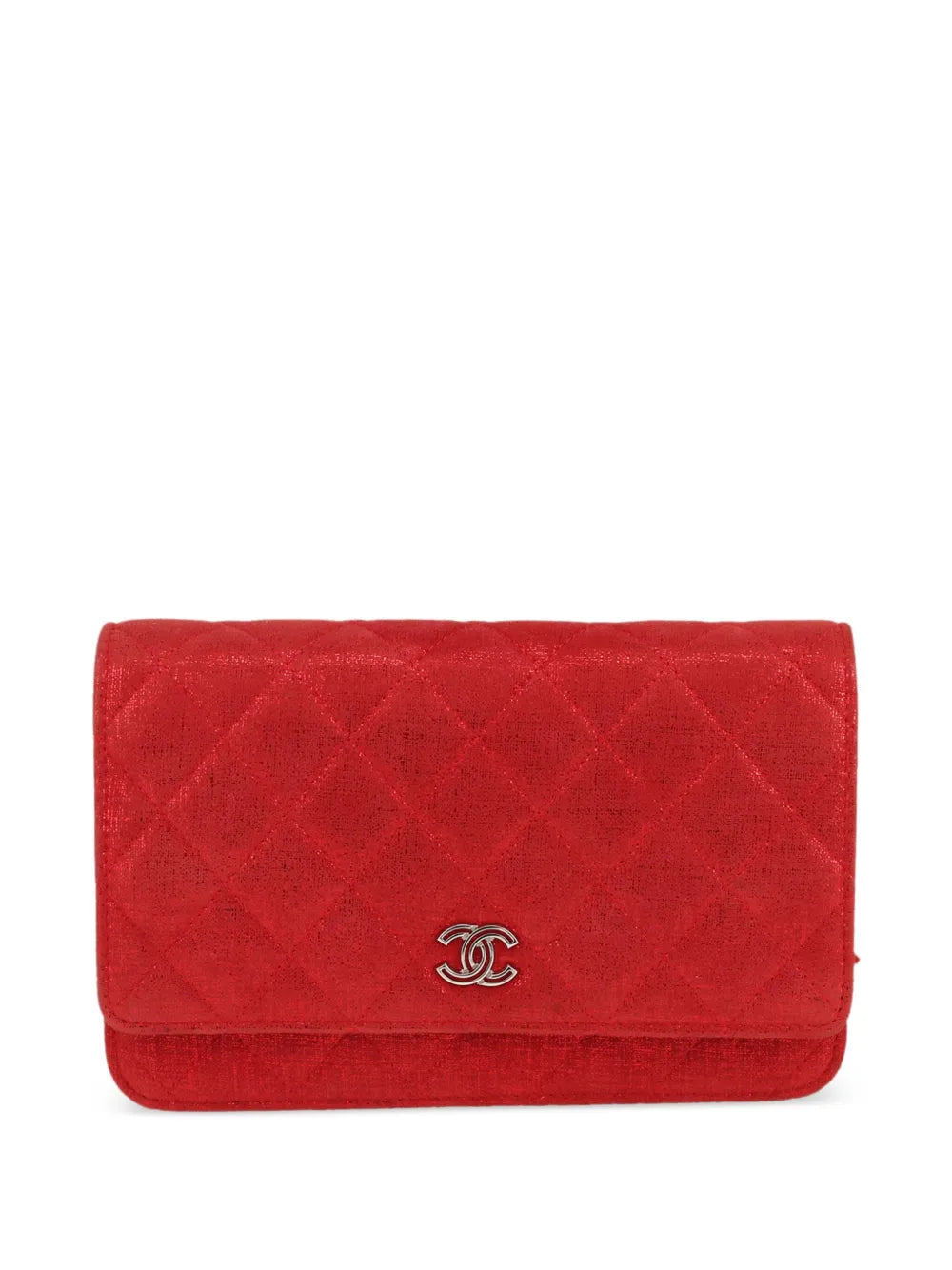 Chanel Pre Owned Wallet On Chain Shoulder Bag — Same as shown — Size One Size — Front View