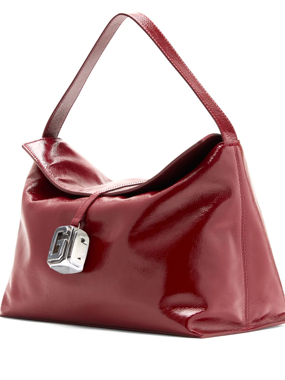 Gcds Large Leather Comma Bag — Same as shown — Size One Size — Lifestyle View