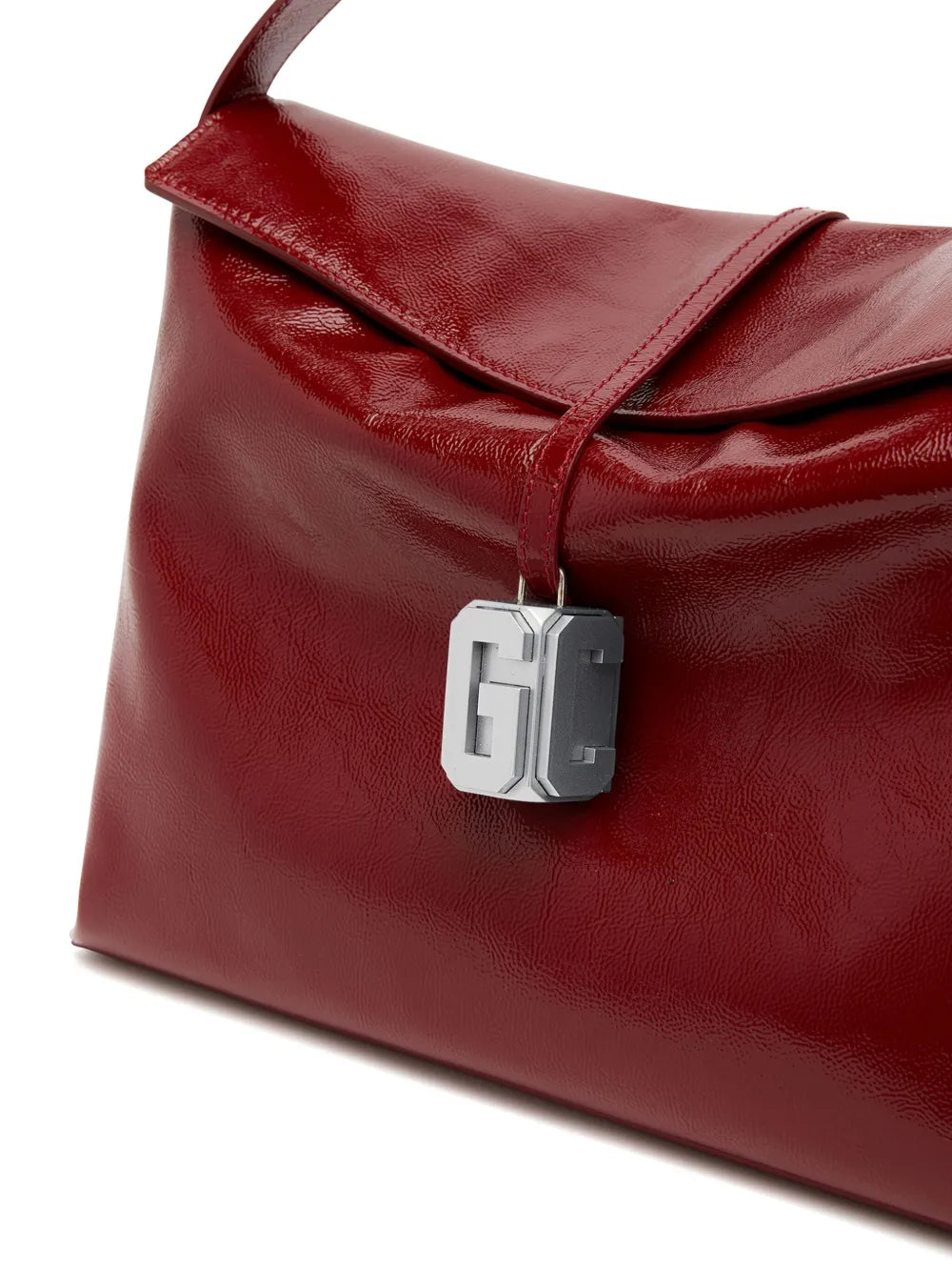 Gcds Large Leather Comma Bag — Same as shown — Size One Size — Back View