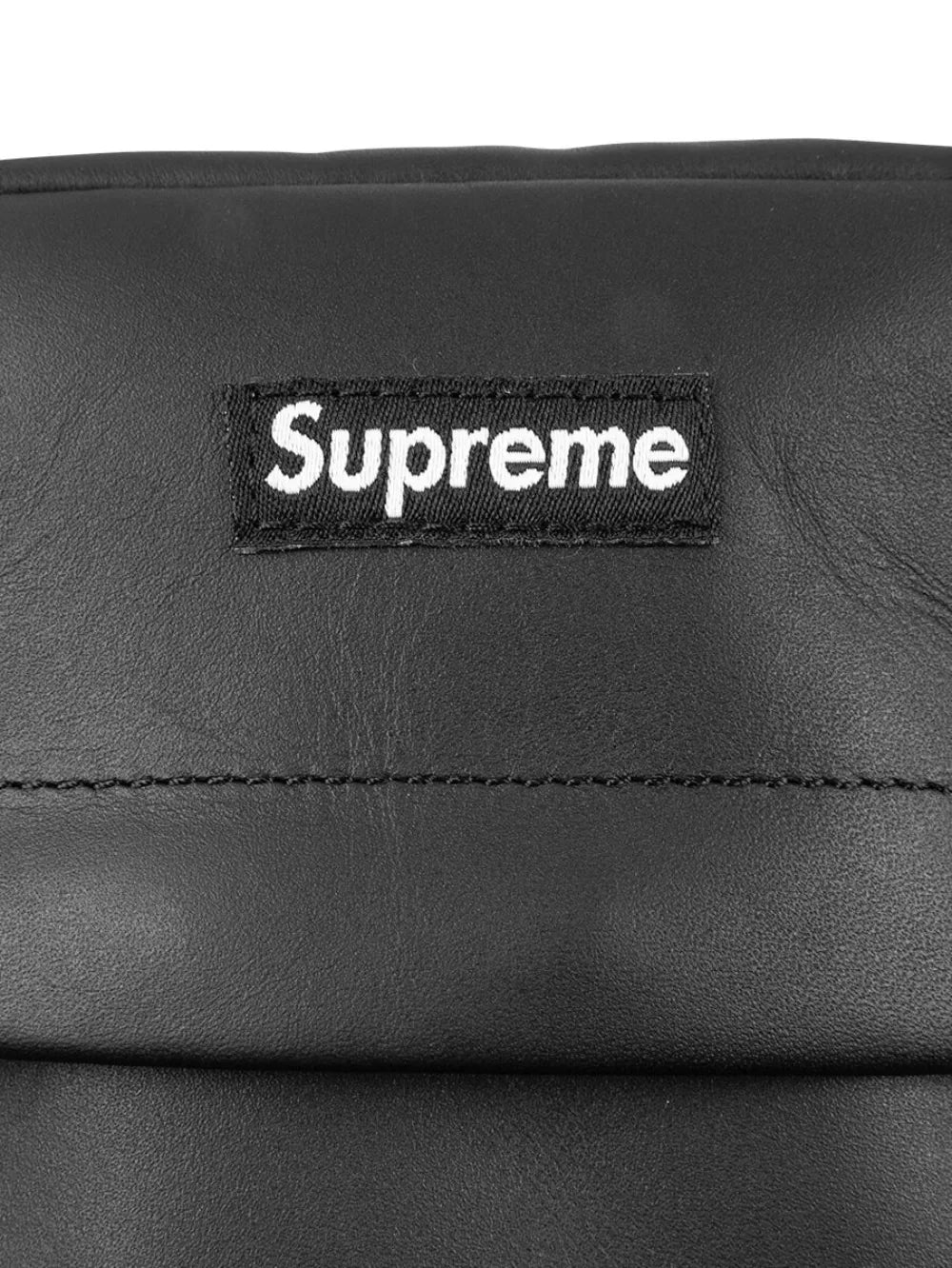 Supreme Leather Shoulder Bag — Same as shown — Size One Size — Back View