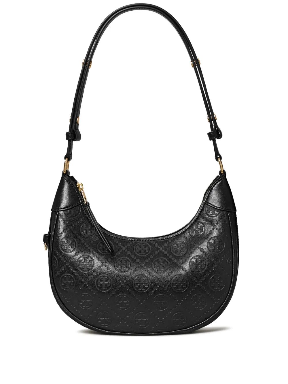 Tory Burch T Monogram Crescent Shoulder Bag — Same as shown — Size One Size — Front View