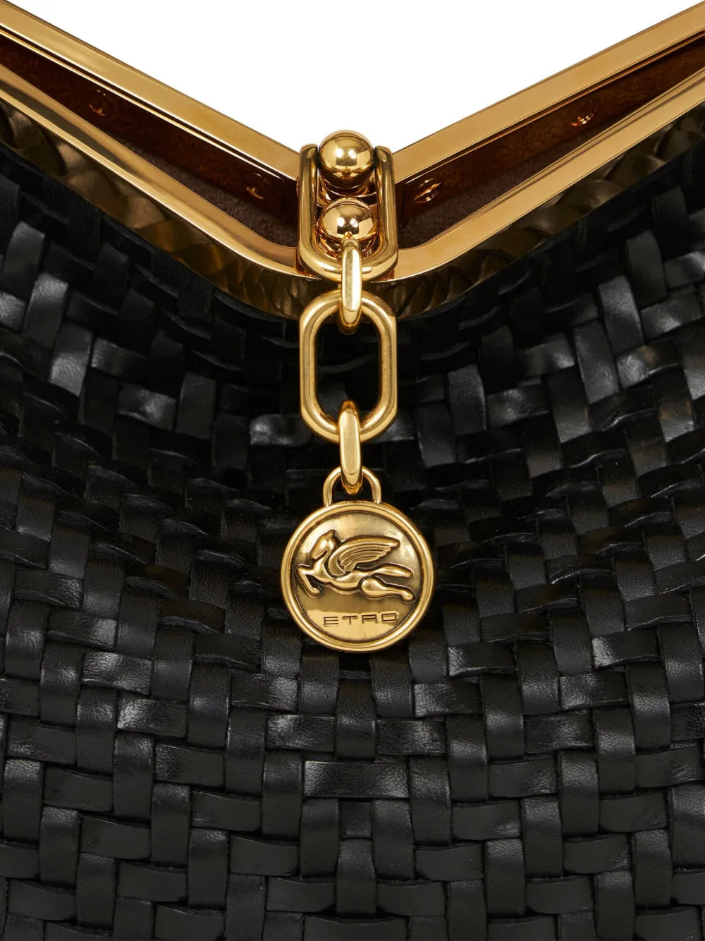Etro Medium Woven Vela Shoulder Bag — Same as shown — Size One Size — Detail View