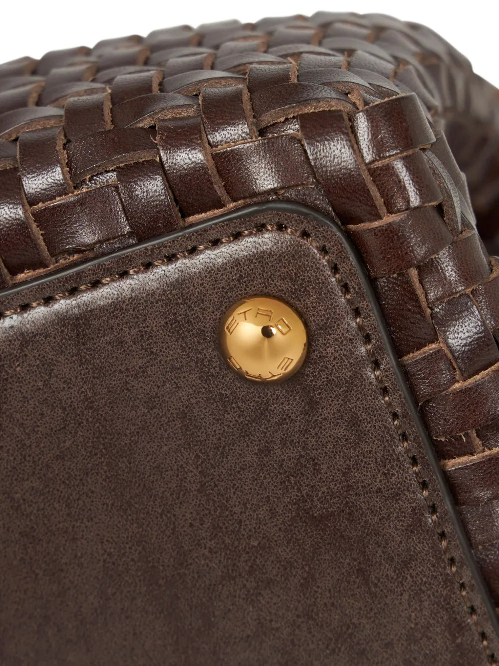 Etro Medium Woven Vela Shoulder Bag — Same as shown — Size One Size — Detail View