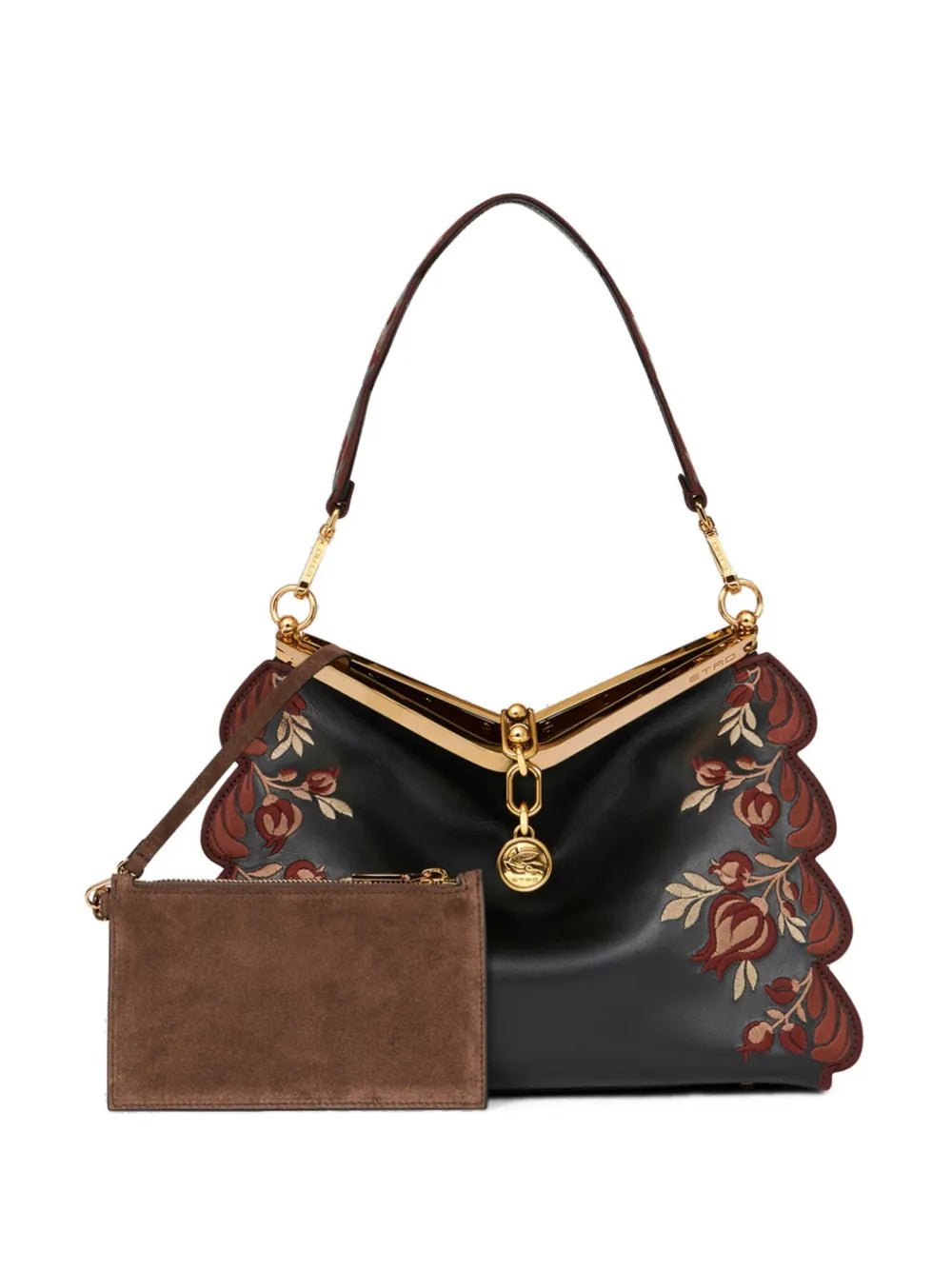 Etro Medium Embroidered Vela Shoulder Bag — Same as shown — Size One Size — Lifestyle View