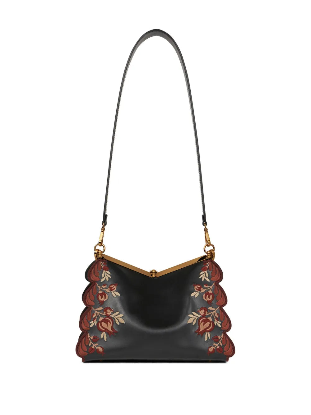 Etro Medium Embroidered Vela Shoulder Bag — Same as shown — Size One Size — Side View