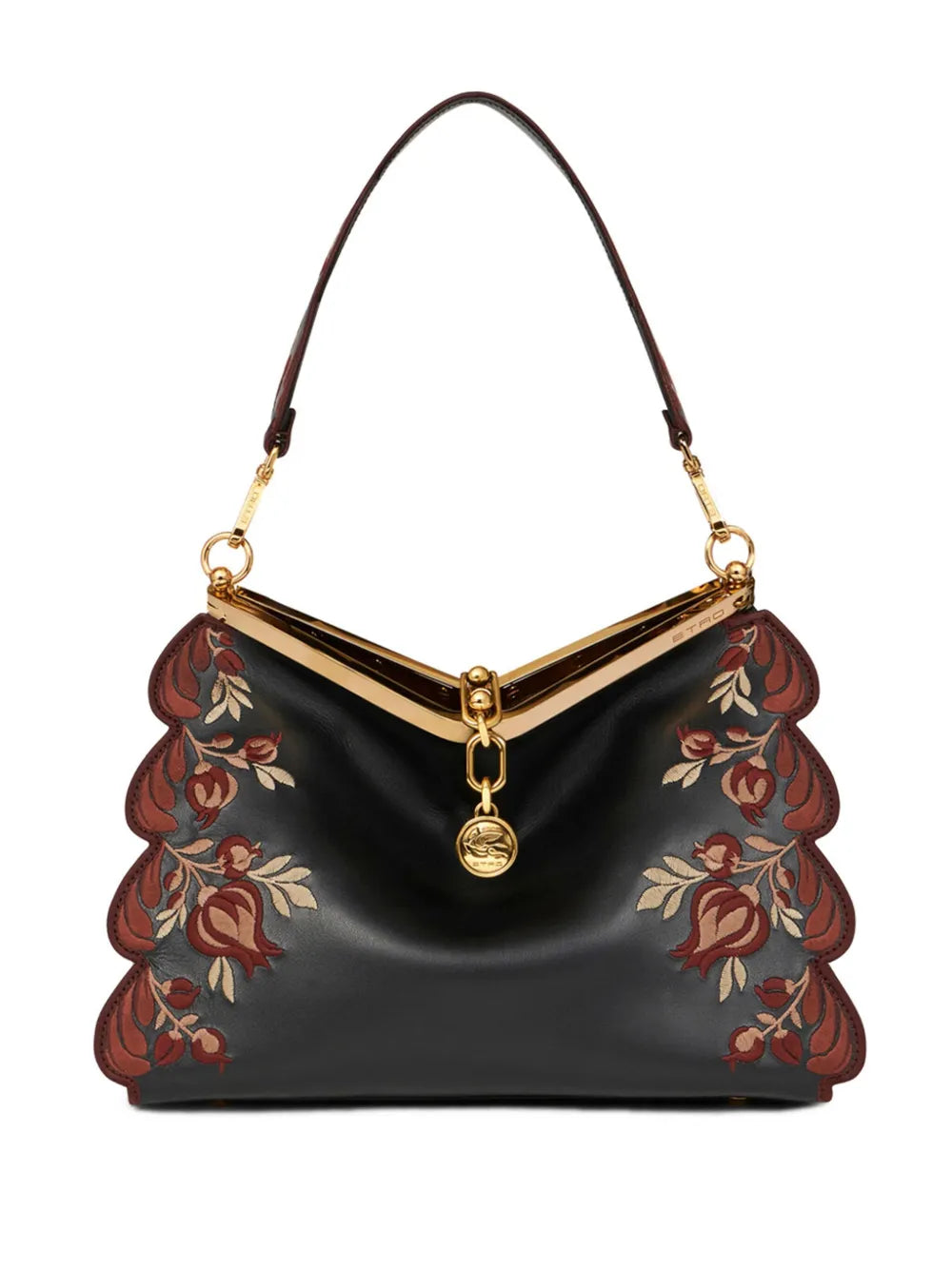 Etro Medium Embroidered Vela Shoulder Bag — Same as shown — Size One Size — Front View