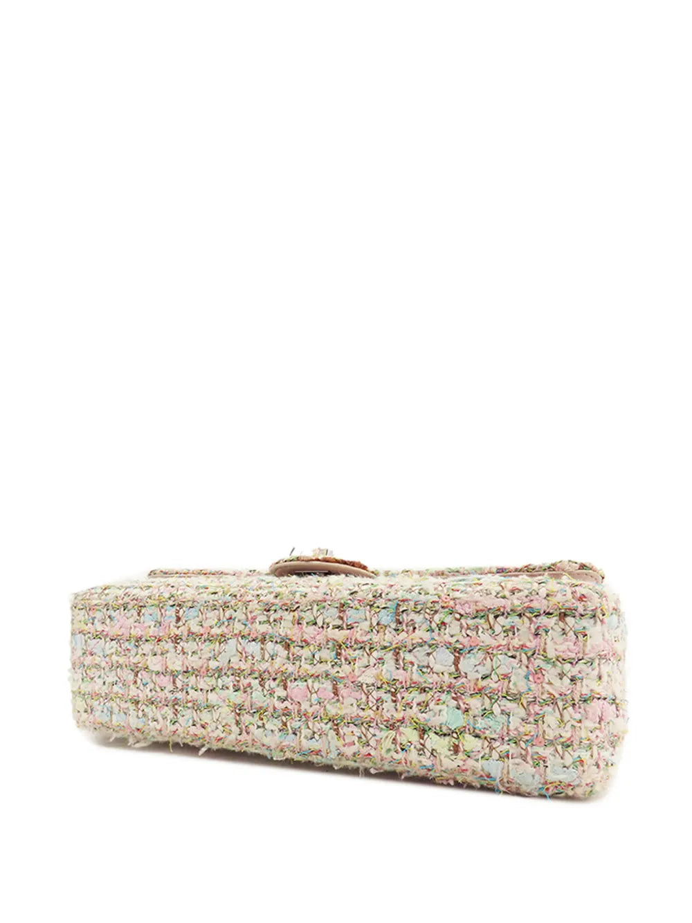 Chanel Pre Owned 2004 2005 Medium Classic Tweed Double Flap Shoulder Bag — Same as shown — Size One Size — Side View
