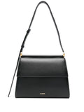 Jil Sander Leather Shoulder Bag — Same as shown — Size One Size — Front View
