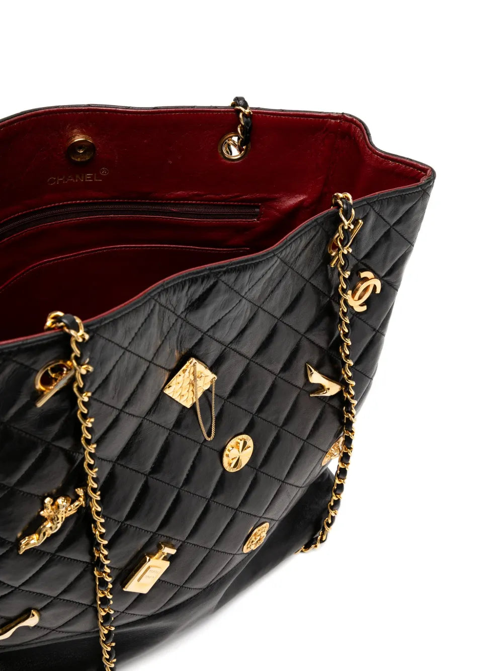 Chanel Pre Owned 1991 1994 Limited Edition Lucky Charm Tote — Same as shown — Size One Size — Detail View