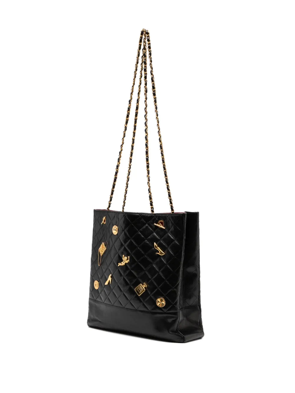 Chanel Pre Owned 1991 1994 Limited Edition Lucky Charm Tote — Same as shown — Size One Size — Back View