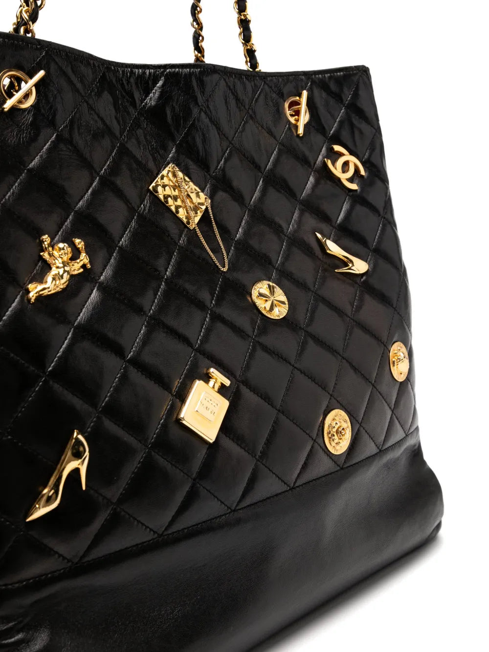 Chanel Pre Owned 1991 1994 Limited Edition Lucky Charm Tote — Same as shown — Size One Size — Top View