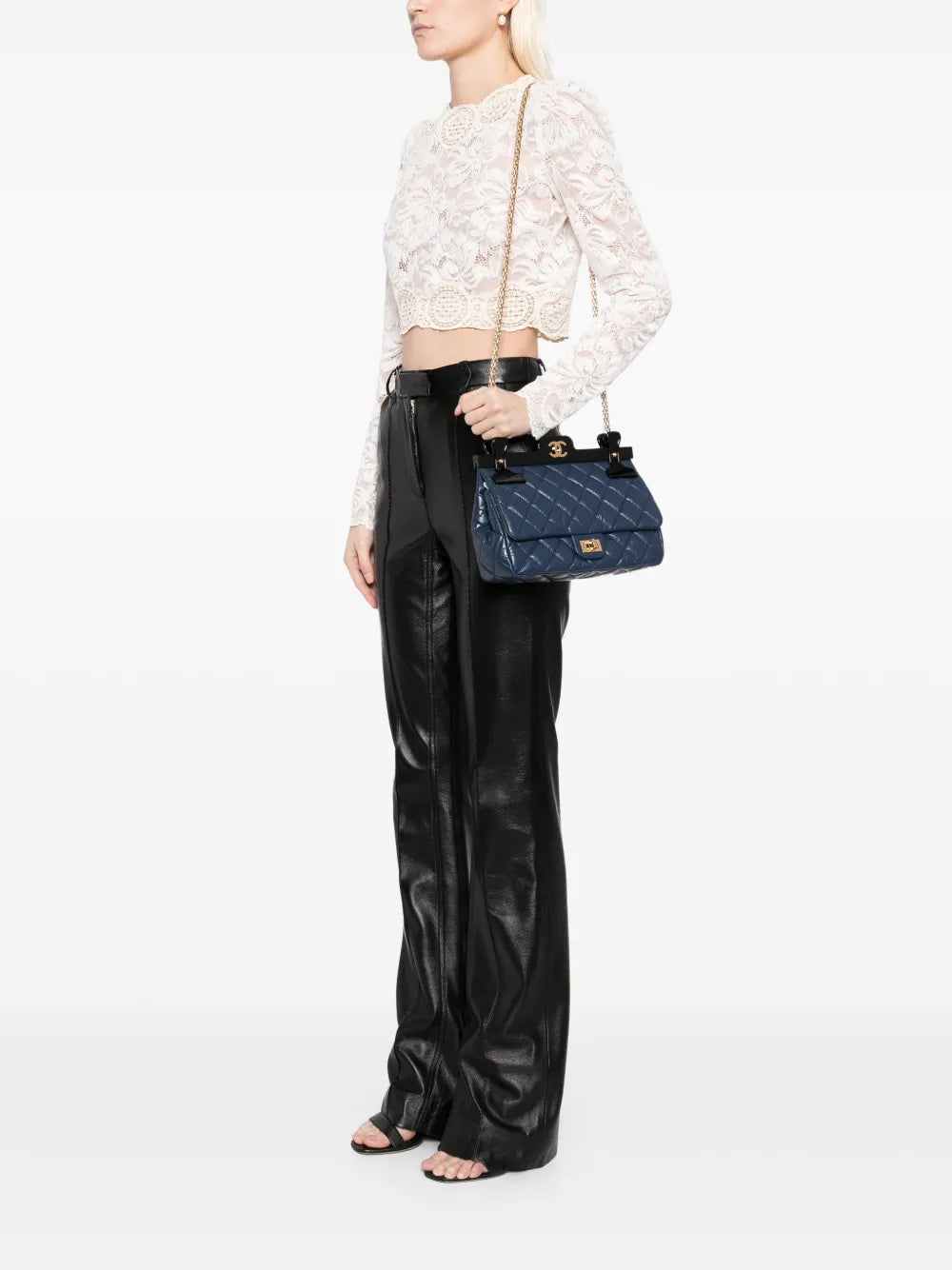Chanel Pre Owned 2016 Limited Editiion 255 Reissue Rare Hanger Classic Flap Bag — Same as shown — Size One Size — Side View