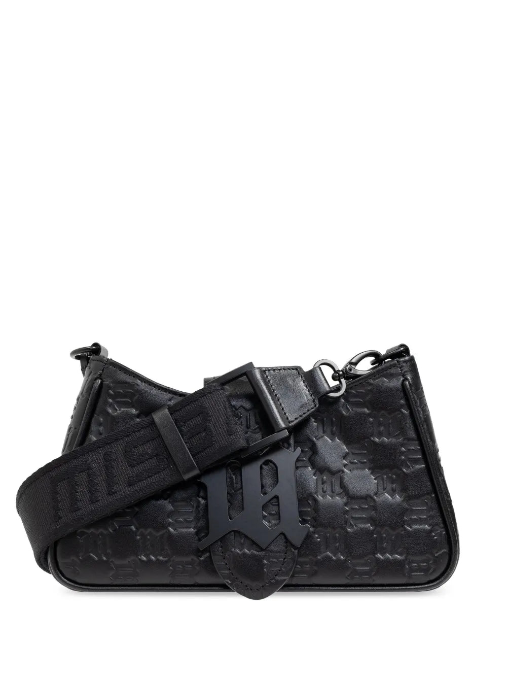 Misbhv Embossed Leather Shoulder Bag — Same as shown — Size One Size — Front View