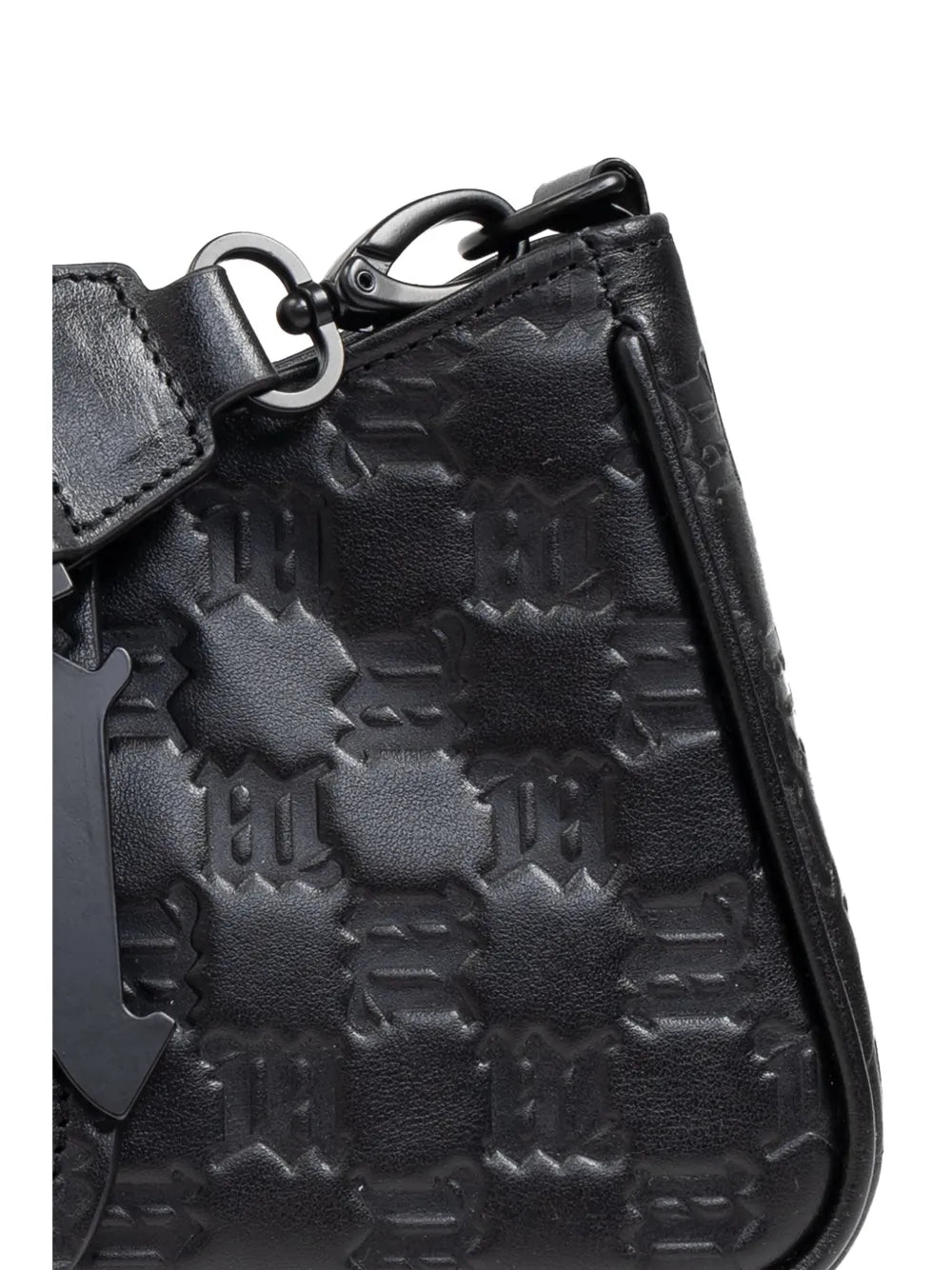 Misbhv Embossed Leather Shoulder Bag — Same as shown — Size One Size — Lifestyle View