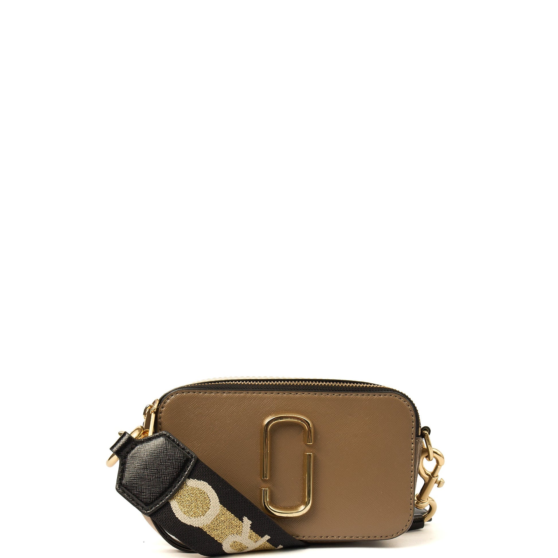 Marc Jacobs Cross Body Snapshot in Brown, Leather — Front View