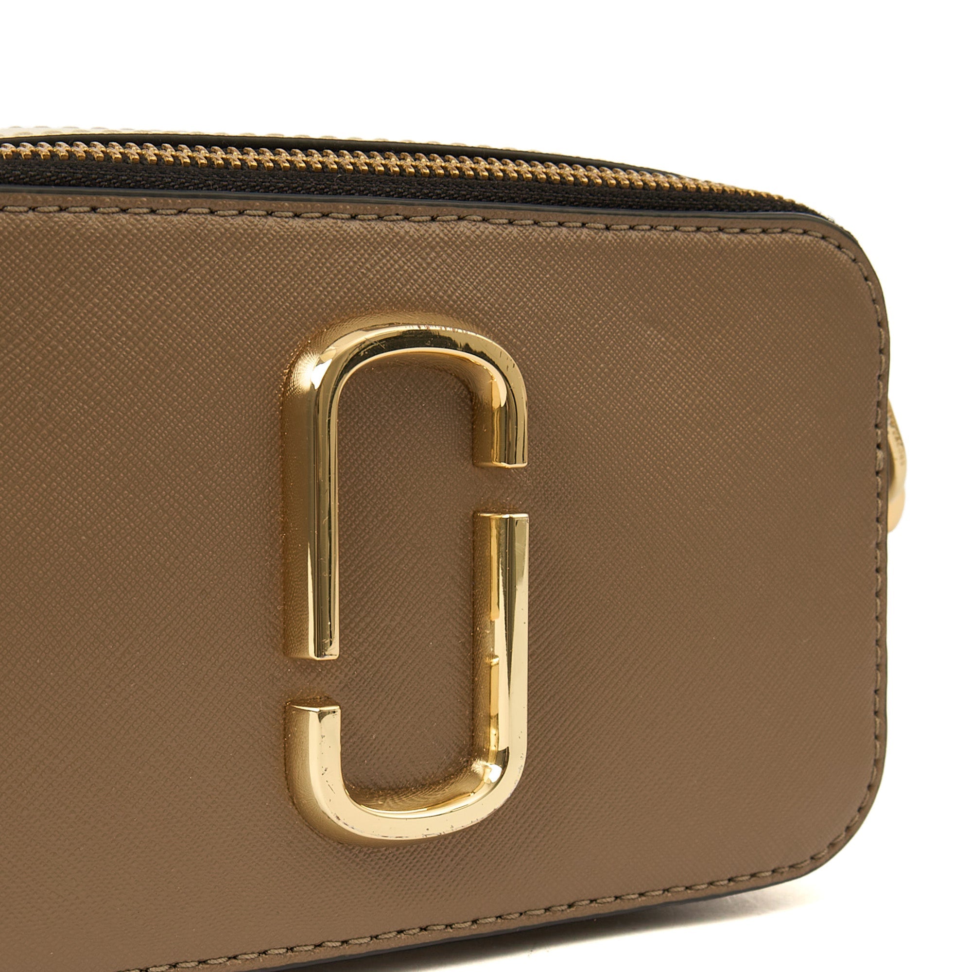 Marc Jacobs Cross Body Snapshot in Brown, Leather — Detail View