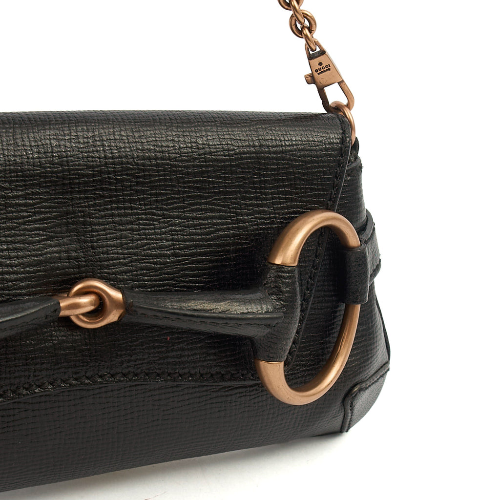 Gucci Shoulder Bag 1955 Horsebit Shoulder Bag in Black, Leather — Alternate View 8