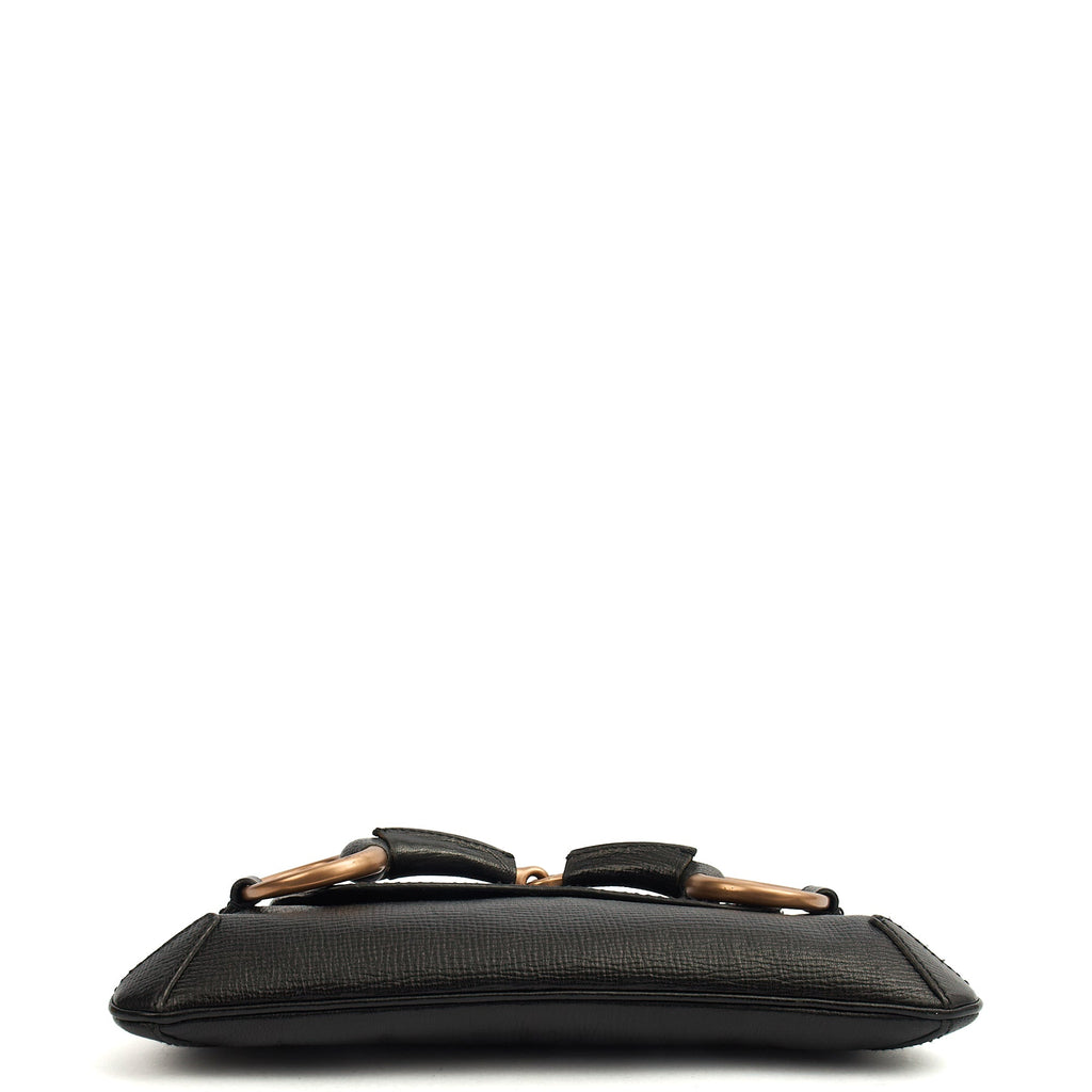 Gucci Shoulder Bag 1955 Horsebit Shoulder Bag in Black, Leather — Lifestyle View