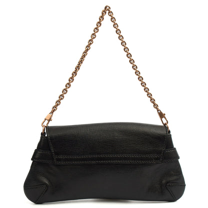 Gucci Shoulder Bag 1955 Horsebit Shoulder Bag in Black, Leather — Detail View
