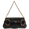 Gucci Shoulder Bag 1955 Horsebit Shoulder Bag in Black, Leather — Front View