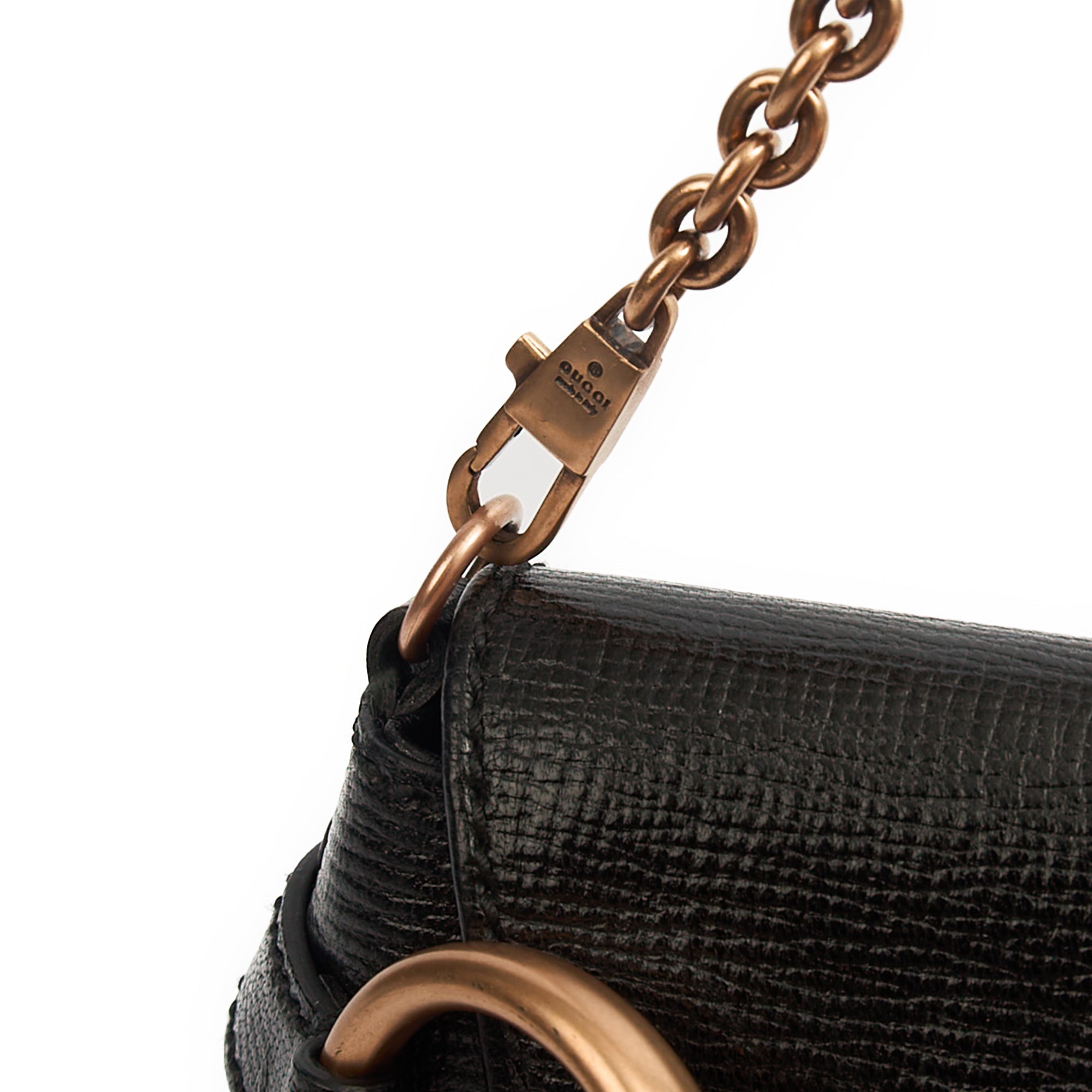 Gucci Shoulder Bag 1955 Horsebit Shoulder Bag in Black, Leather — Alternate View 7