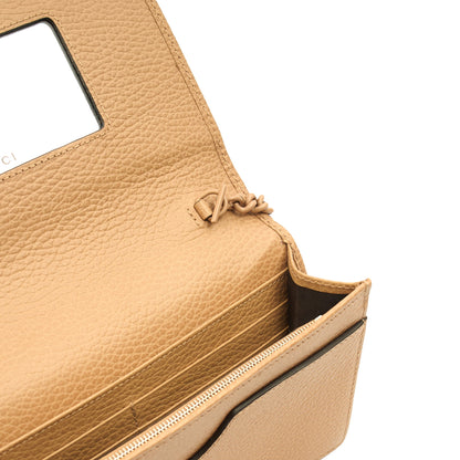 Gucci Cross Body Marmont Wallet On Chain in Neutral, Leather — Alternate View 21