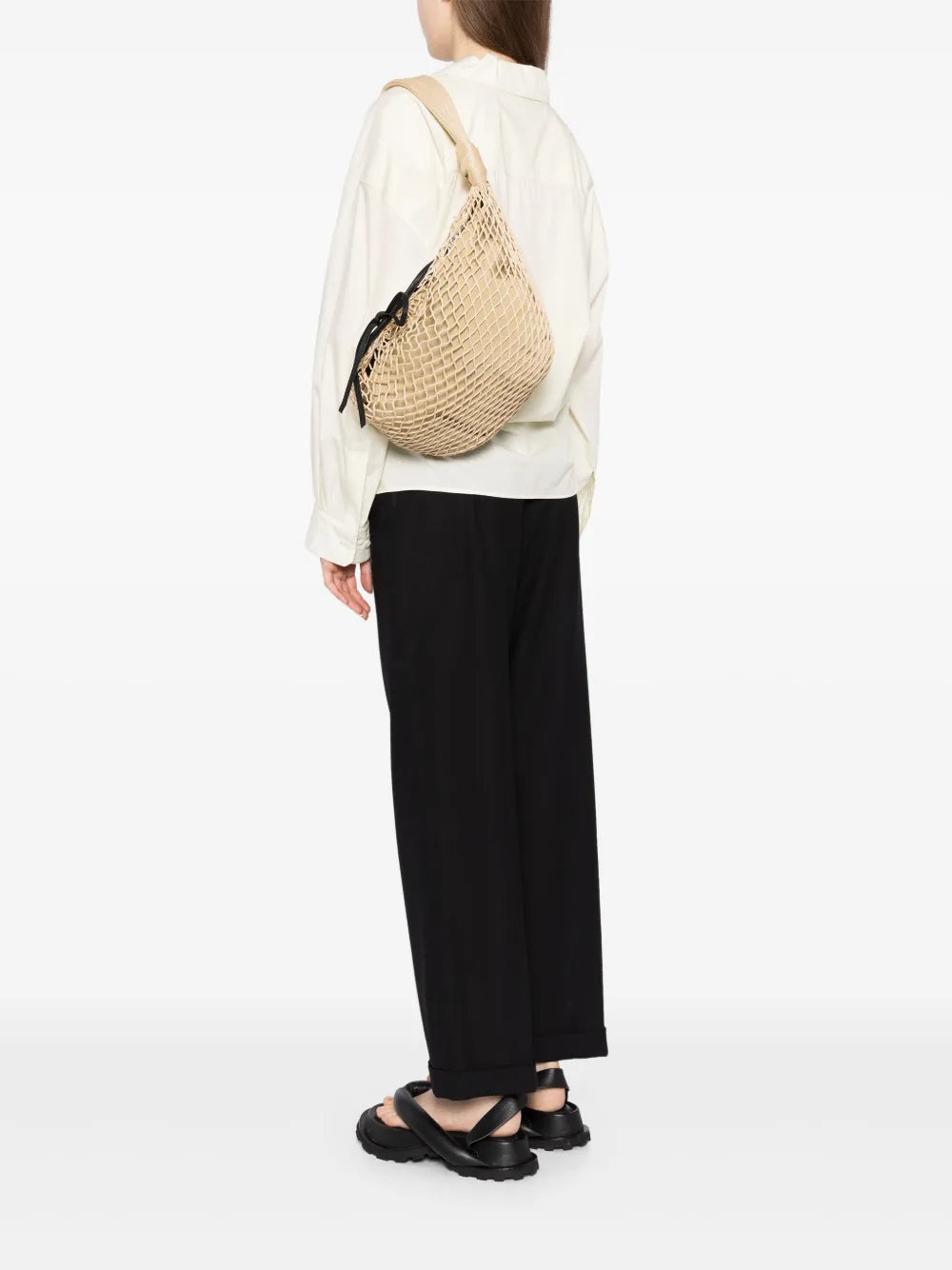 Lemaire Fortune Croissant Filt Bag — Same as shown — Size One Size — Side View