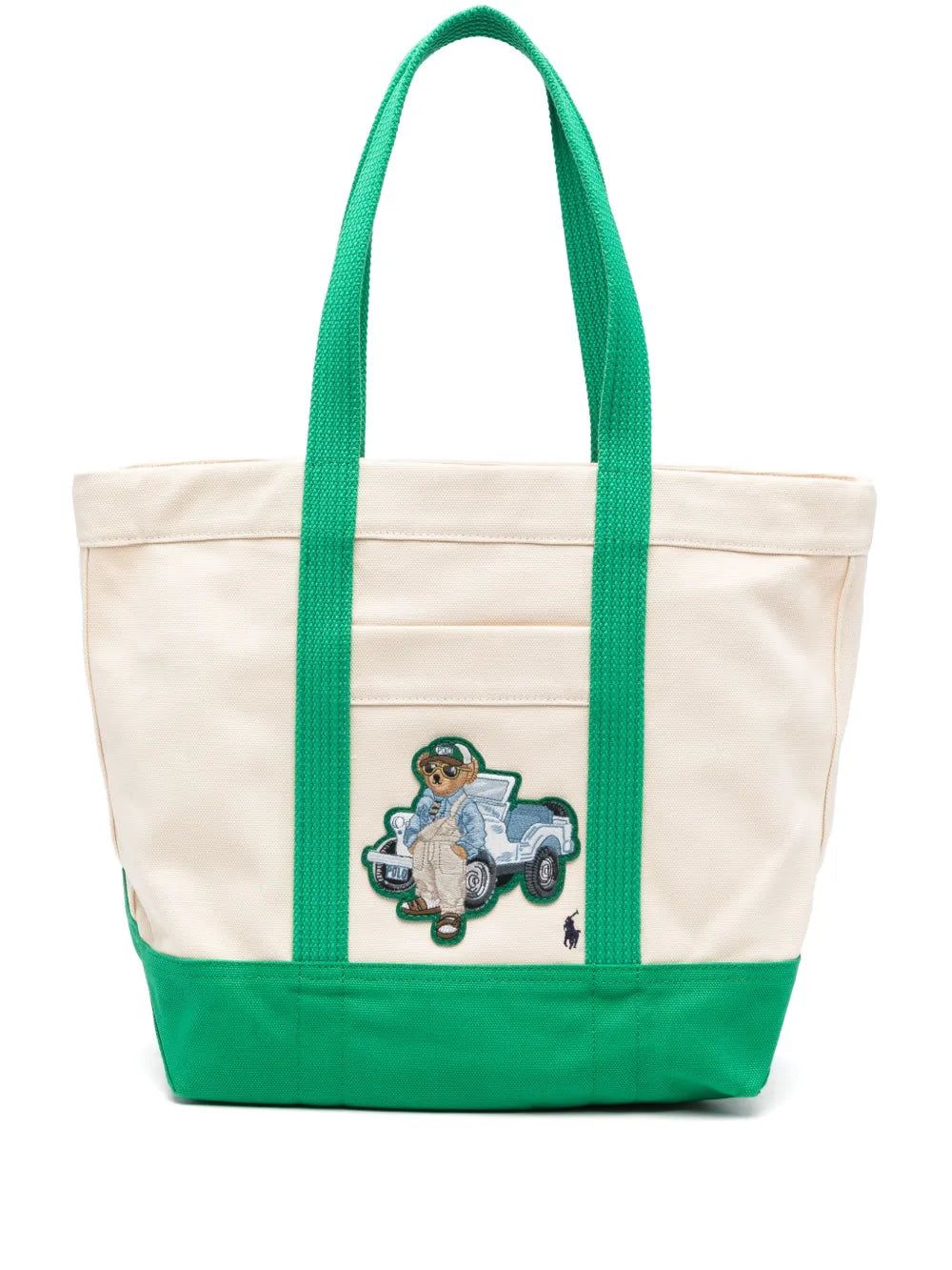 Polo Ralph Lauren Medium Polo Bear Tote Bag — Same as shown — Size One Size — Front View