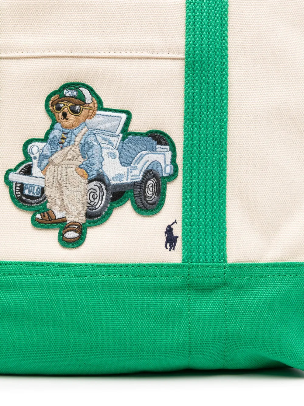 Polo Ralph Lauren Medium Polo Bear Tote Bag — Same as shown — Size One Size — Top View