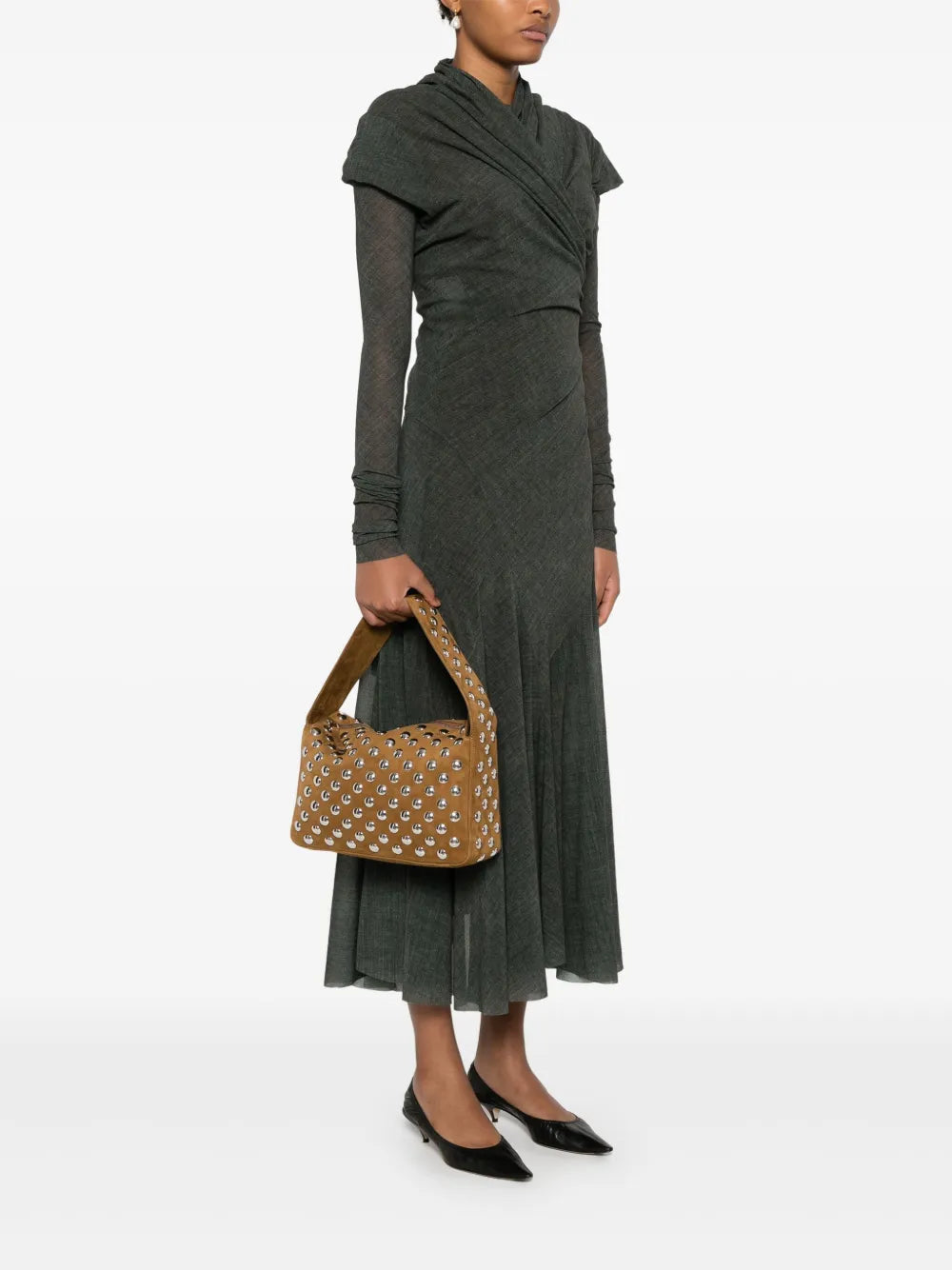Khaite Elena Shoulder Bag — Same as shown — Size One Size — Side View