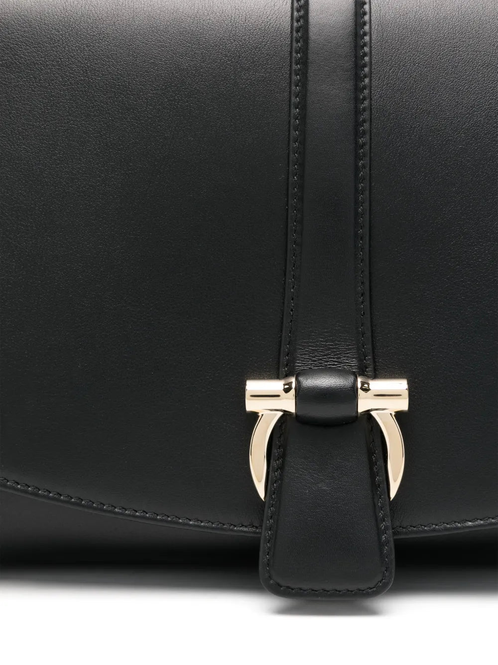 Ferragamo Gancini Buckle Shoulder Bag — Same as shown — Size One Size — Top View
