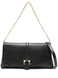 Ferragamo Gancini Buckle Shoulder Bag — Same as shown — Size One Size — Front View