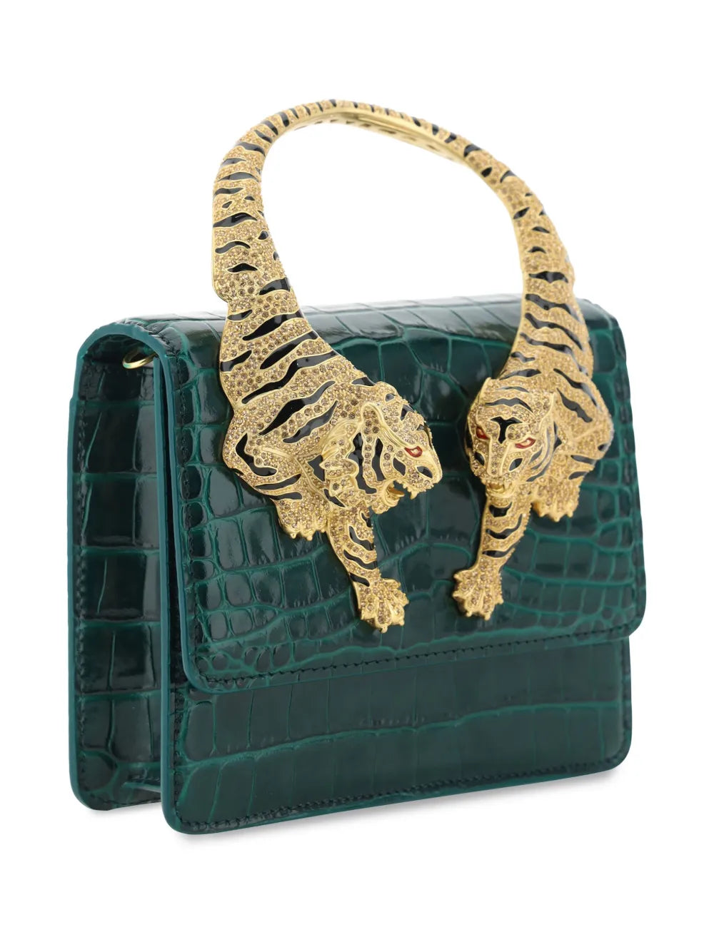 Roberto Cavalli Medium Roar Top Handle Bag — Same as shown — Size One Size — Top View