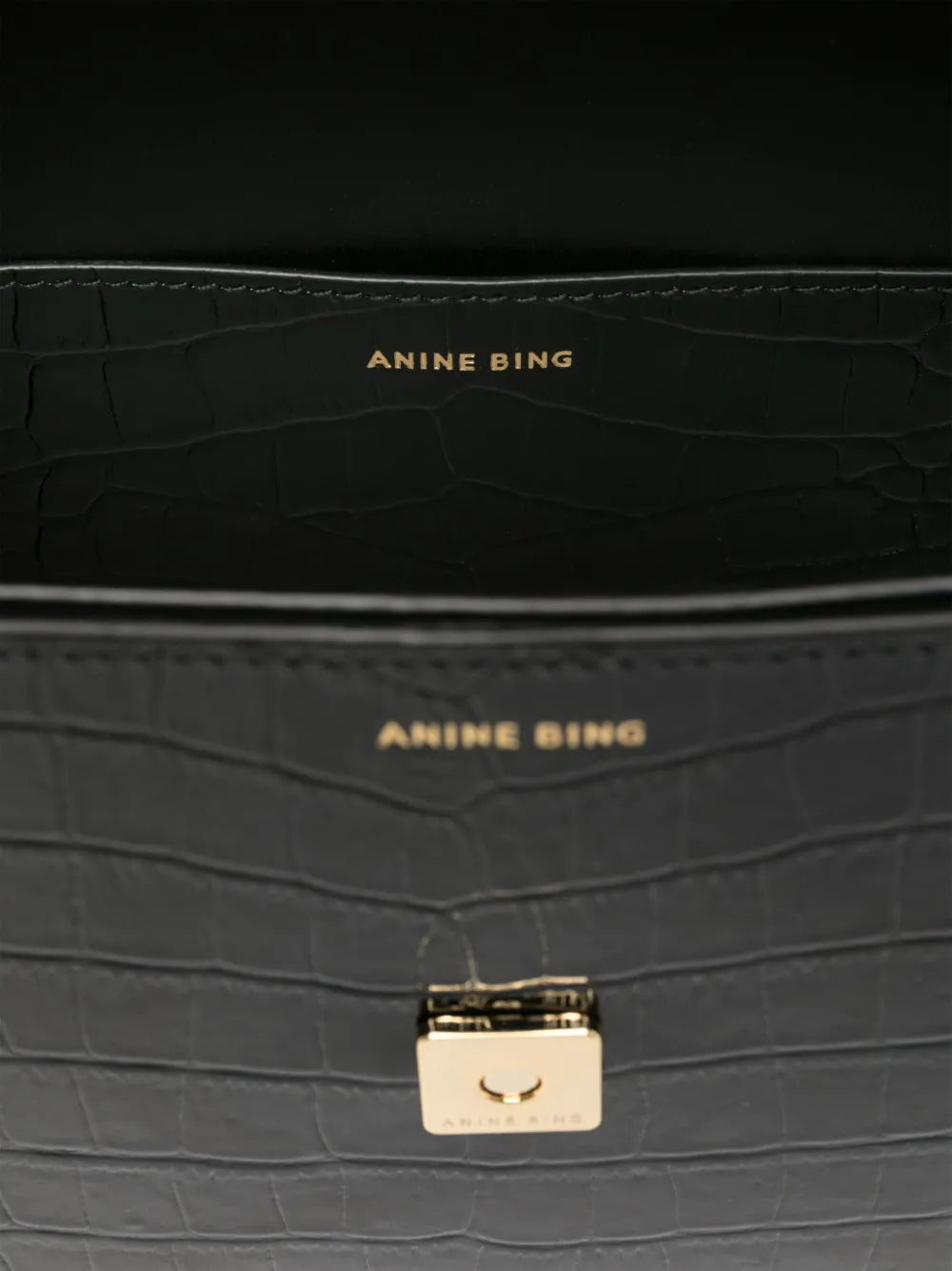 Anine Bing Leather Shoulder Bag — Same as shown — Size One Size — Detail View