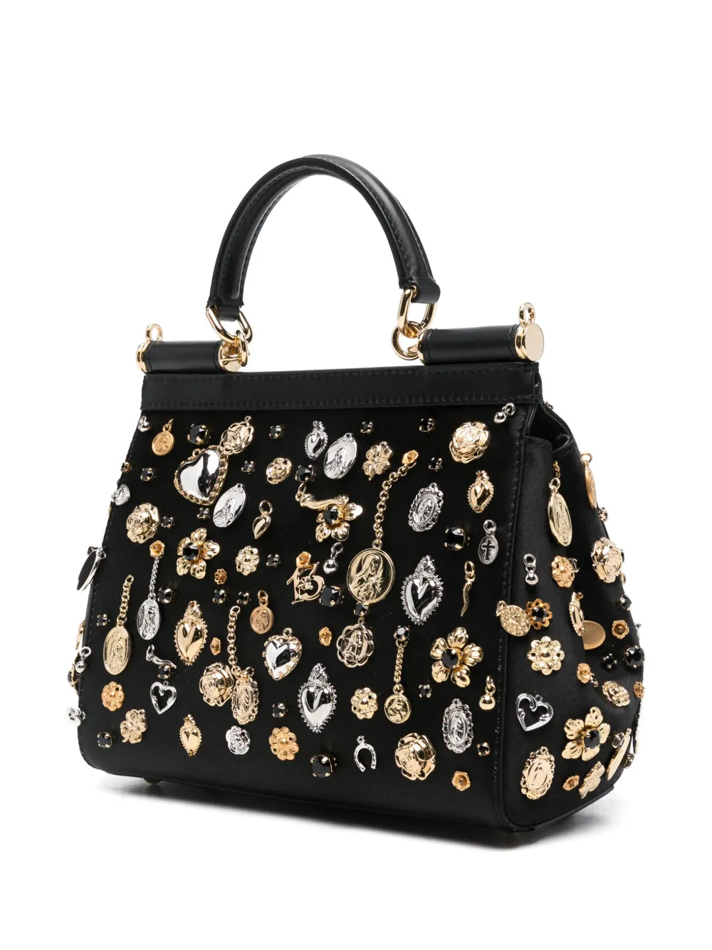 Dolce Gabbana Small Sicily Tote Bag — Same as shown — Size One Size — Back View