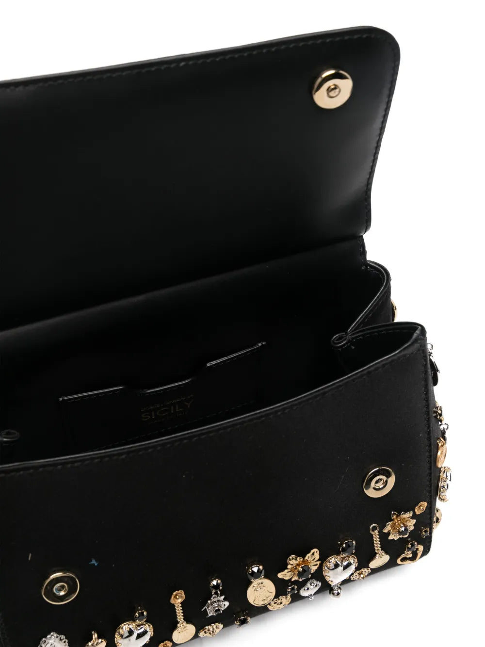 Dolce Gabbana Small Sicily Tote Bag — Same as shown — Size One Size — Detail View
