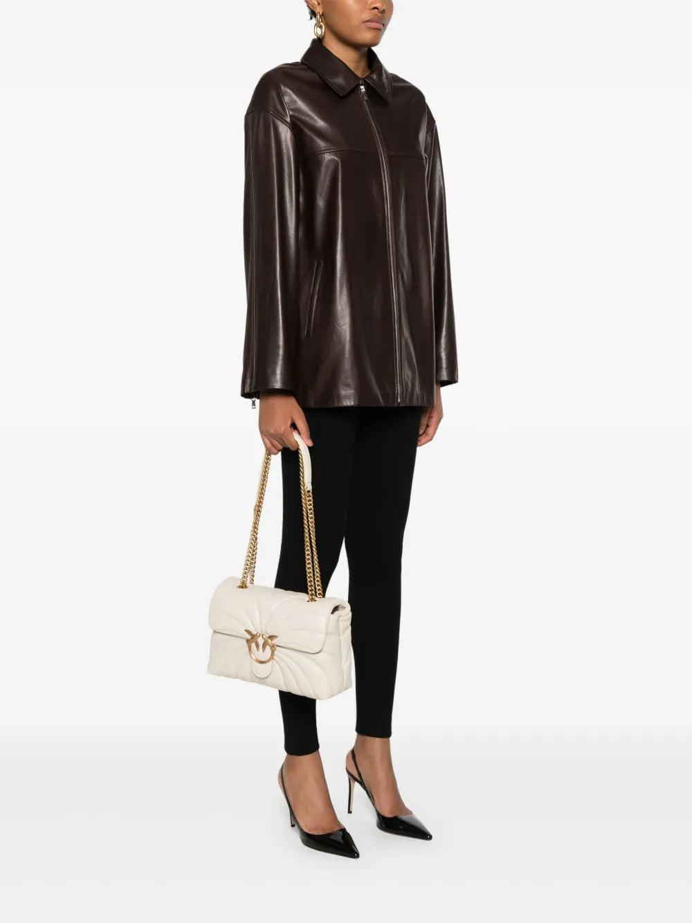 Pinko Classic Love Puff Shoulder Bag — Same as shown — Size One Size — Side View