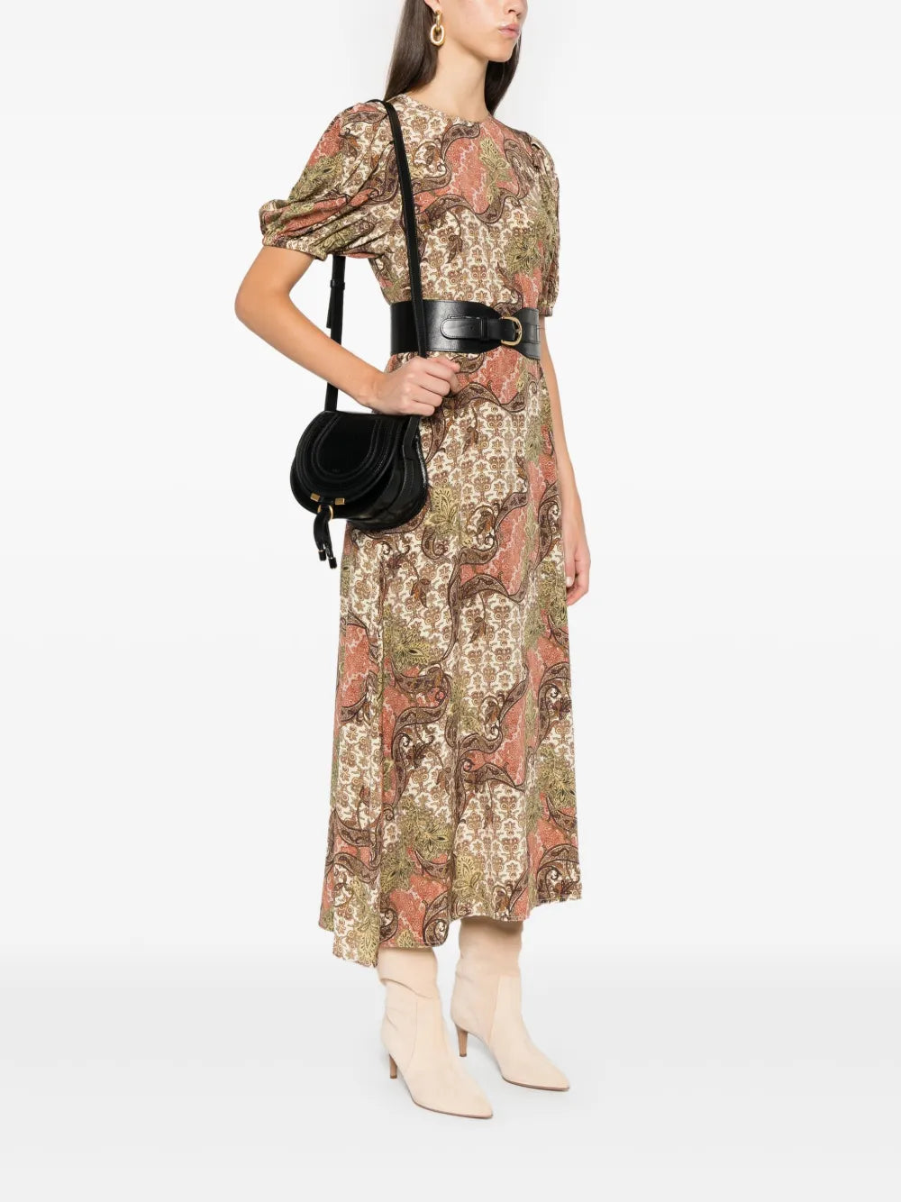 Chloe Small Marcie Saddle Shoulder Bag — Same as shown — Size One Size — Side View
