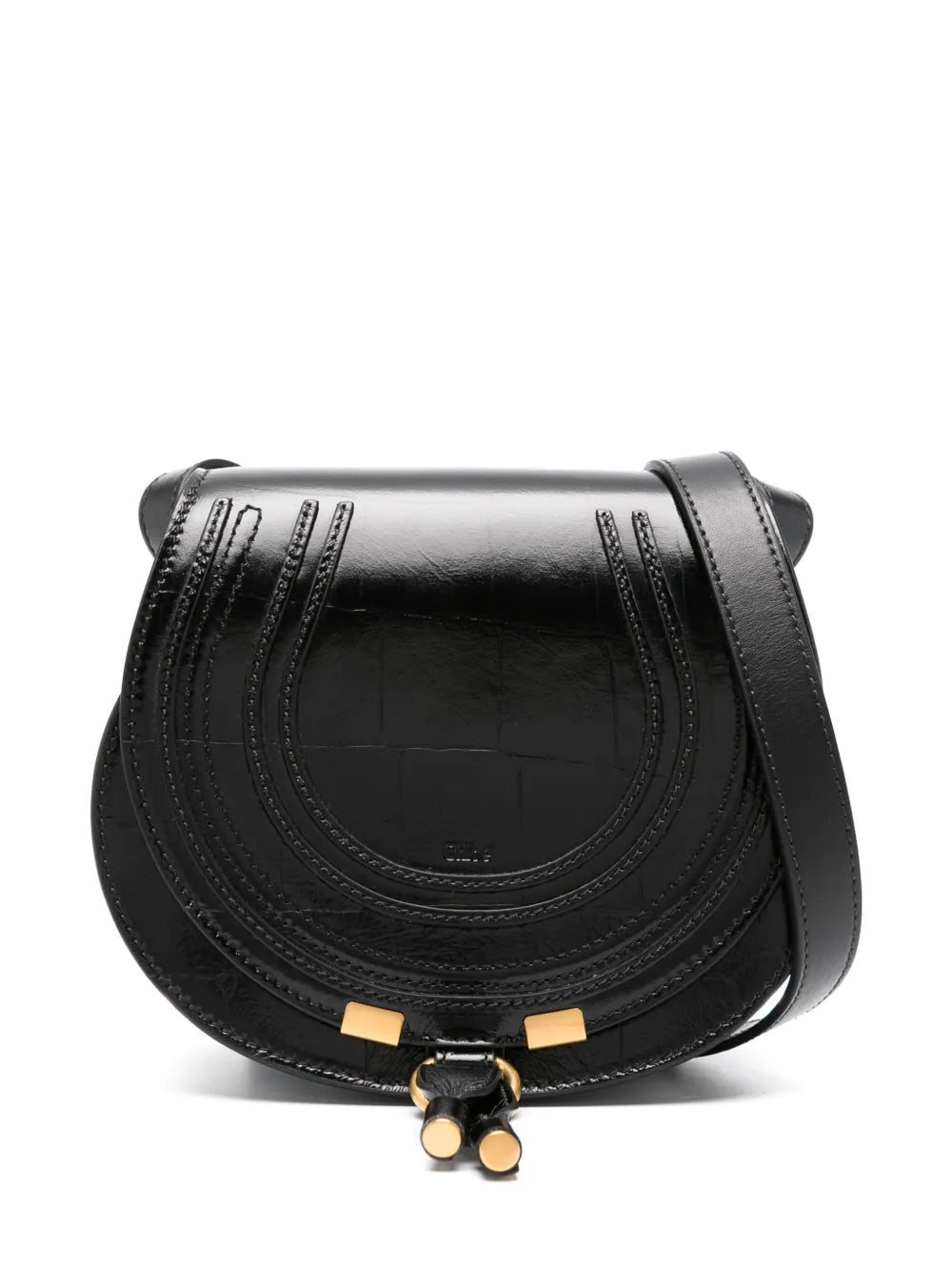 Chloe Small Marcie Saddle Shoulder Bag — Same as shown — Size One Size — Front View