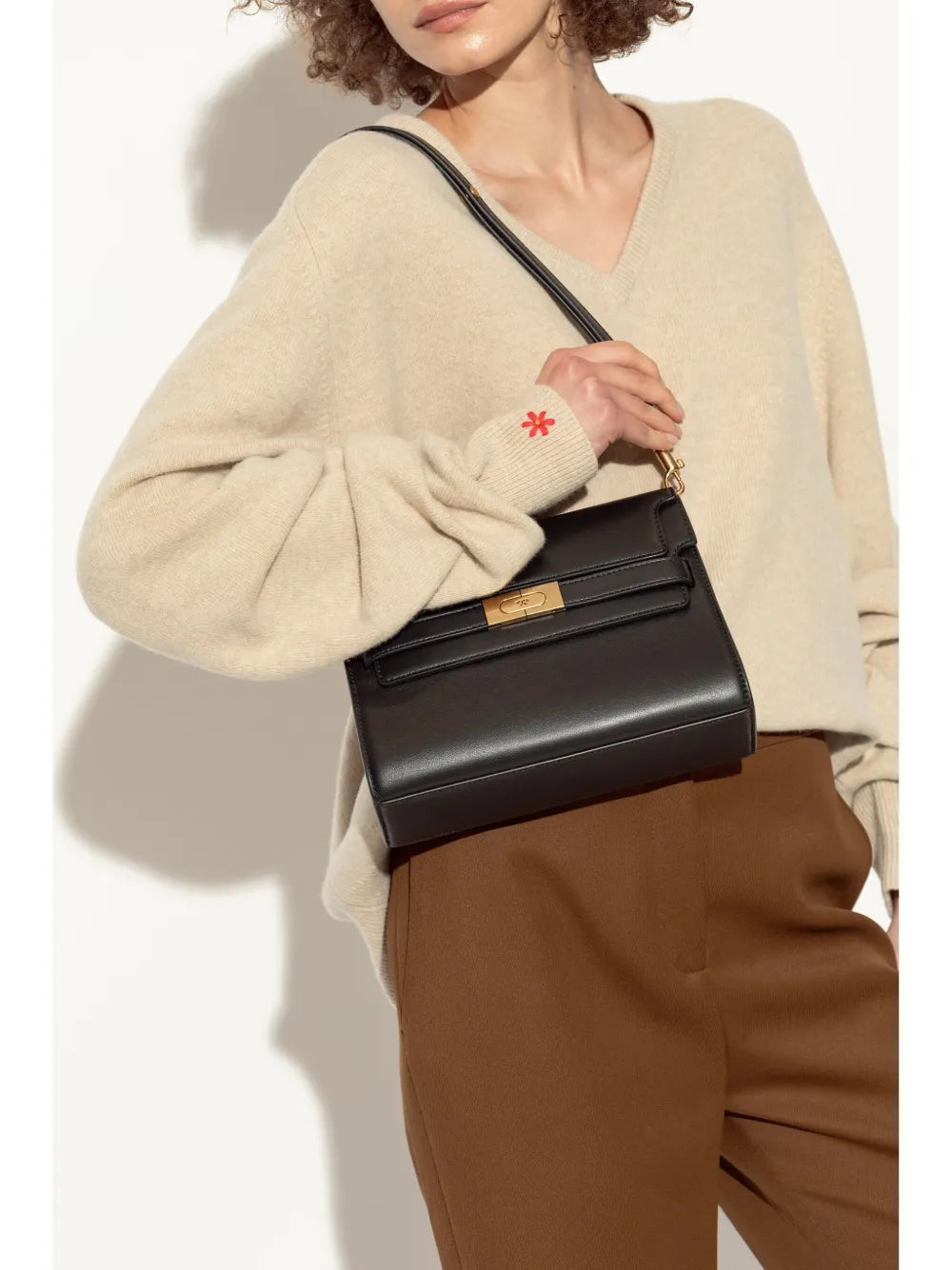 Tory Burch Lee Radziwill Shoulder Bag — Same as shown — Size One Size — Side View