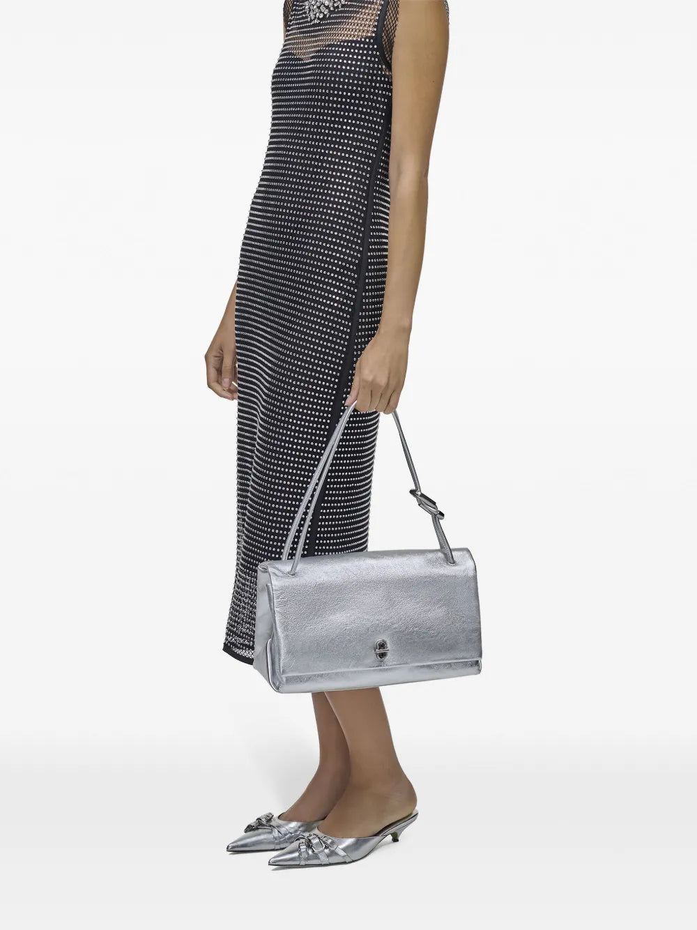 Marc Jacobs The Large Metallic Dual Shoulder Bag — Same as shown — Size One Size — Back View