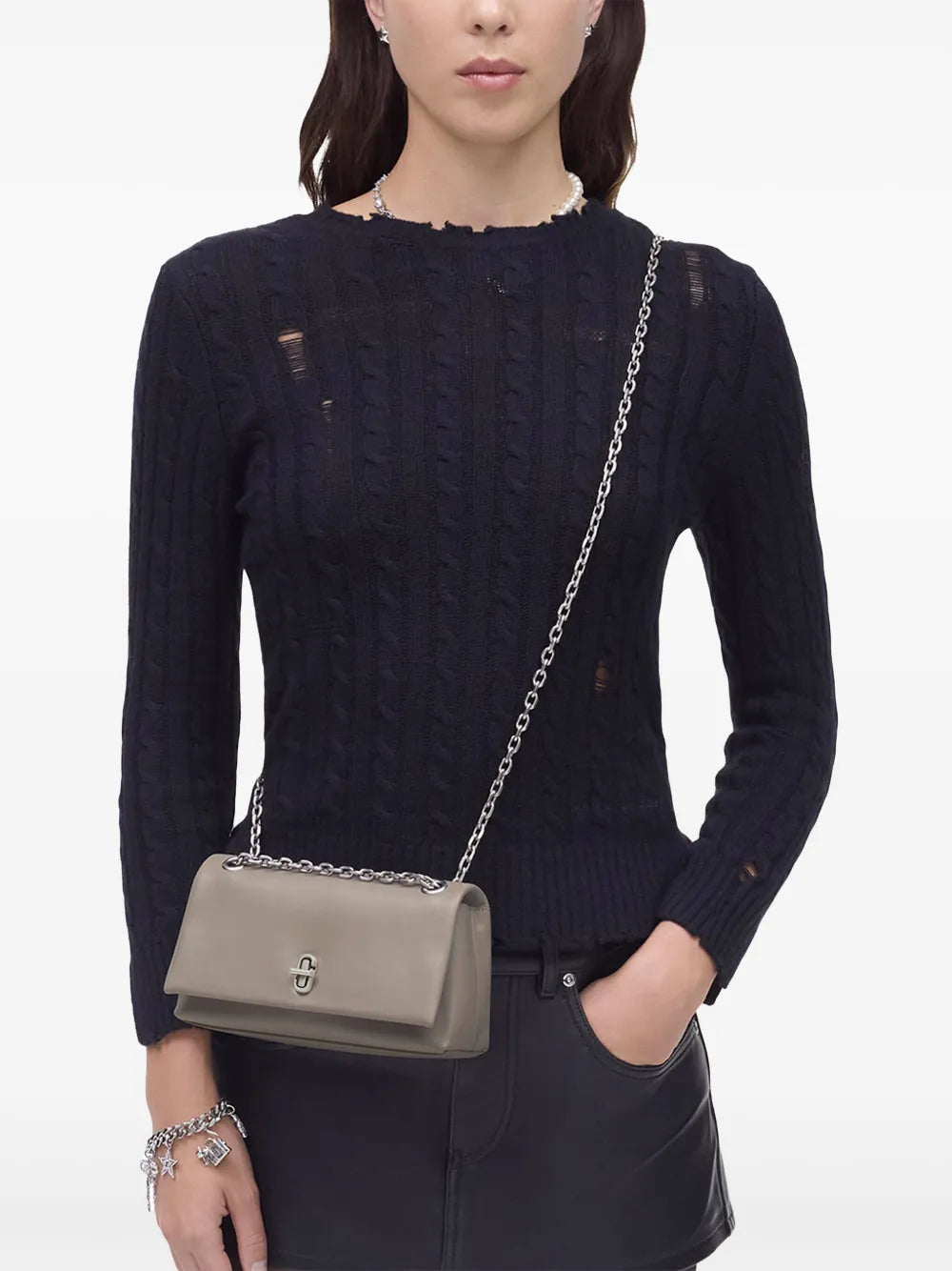 Marc Jacobs The Dual Chain Shoulder Bag — Same as shown — Size One Size — Side View