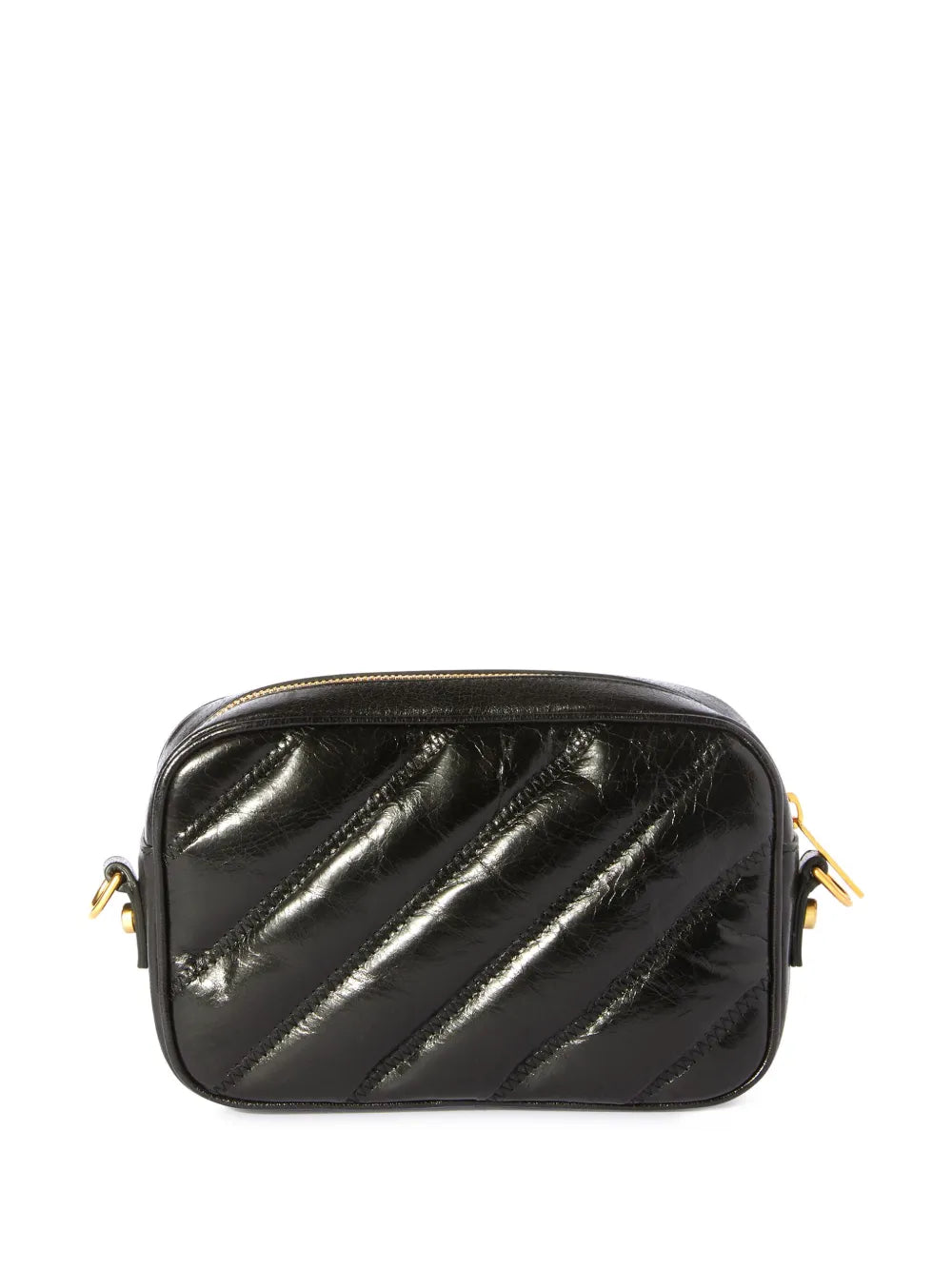 Off White Quilted Camera Bag — Same as shown — Size One Size — Back View