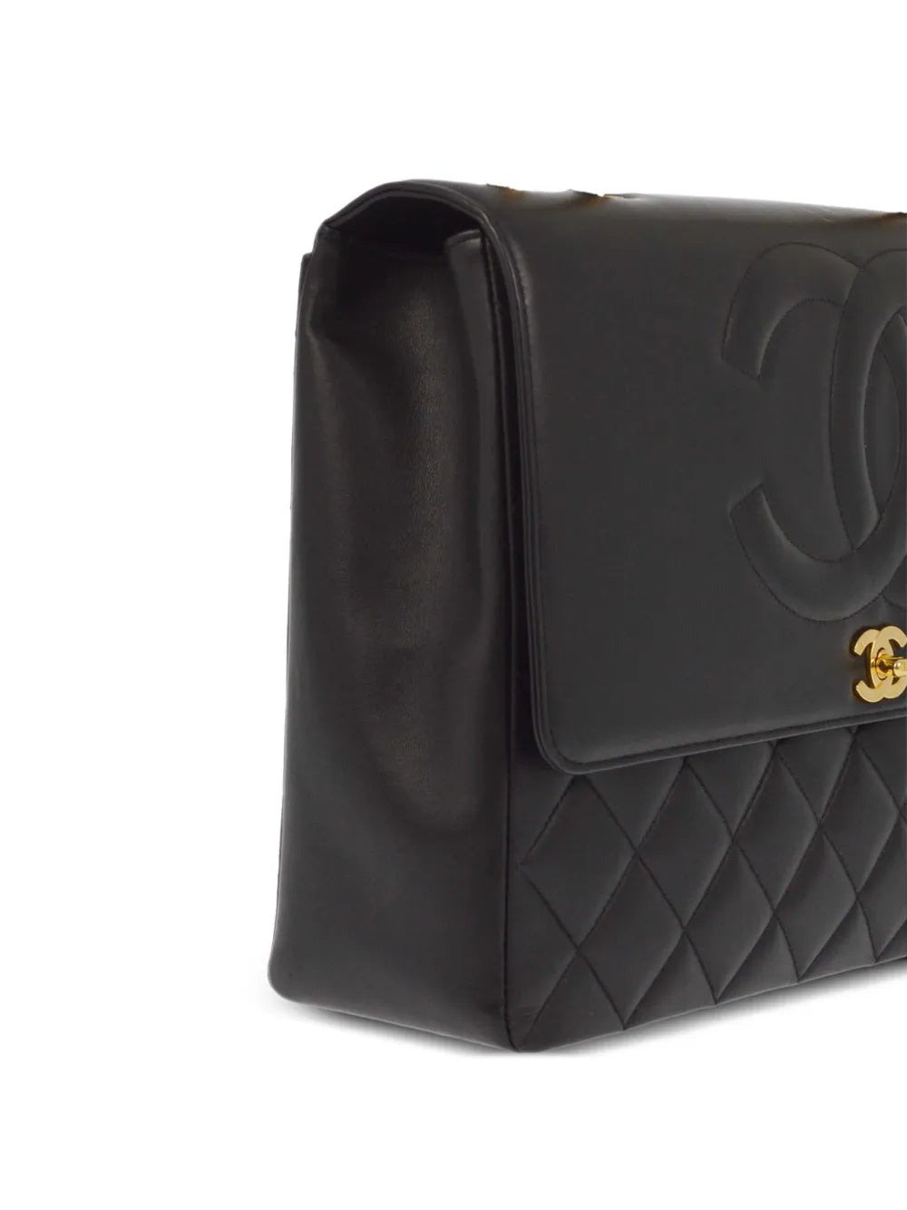 Chanel Pre Owned 1992 Maxi Classic Flap Shoulder Bag — Same as shown — Size One Size — Back View